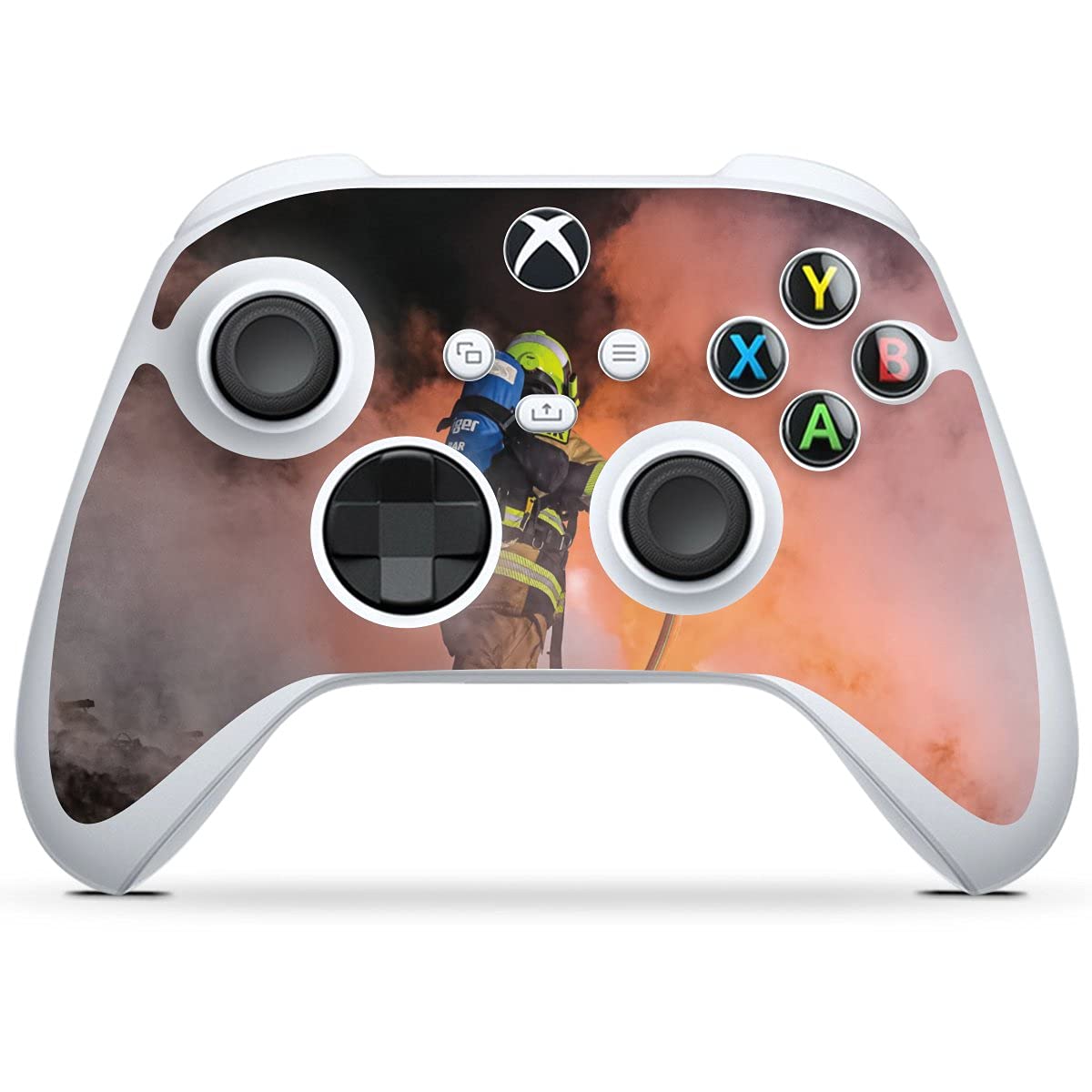 Xbox Series S Controller Skin - Custom Design Sticker Compatible with Microsoft Xbox Series S - Firefighter & Lifesaver Theme for Gaming Enthusiasts