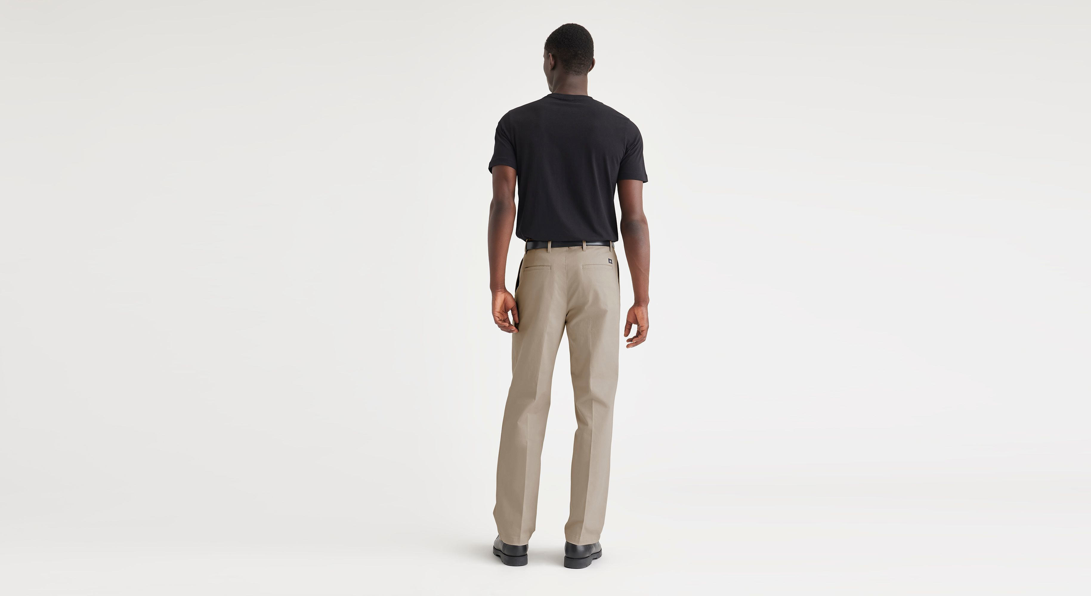 Essential Pleated Chino Pants for Men - Classic Fit Comfortable Casual & Work Trousers | Perfect for Office, Business, and Everyday Wear