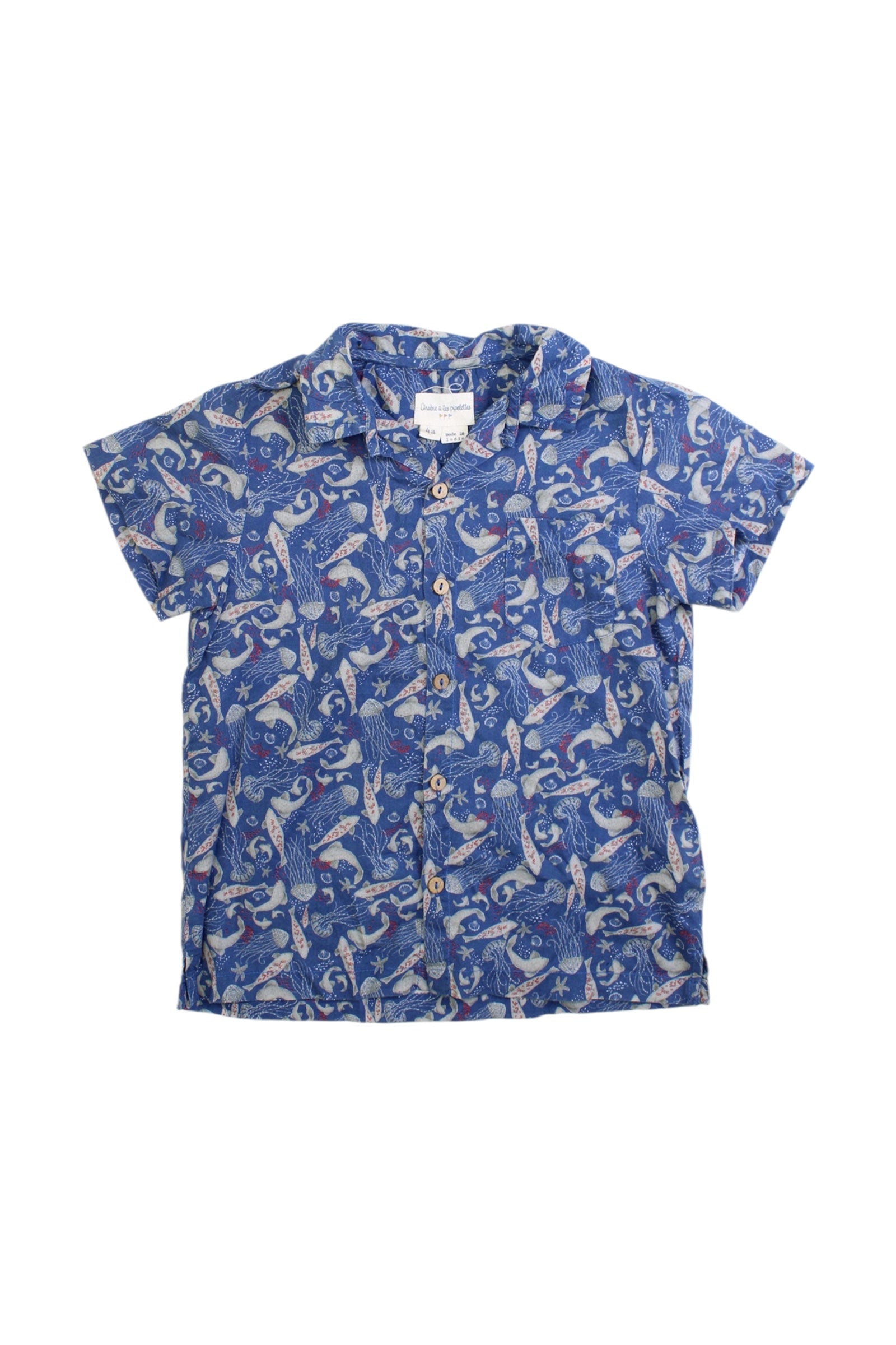 Arsène Et Les Pipelettes Long Sleeve Animal Print Shirt for Toddlers - Size 4T - Cute Leopard Print Top for Girls & Boys - Perfect for Playdates, Parties & Family Photos