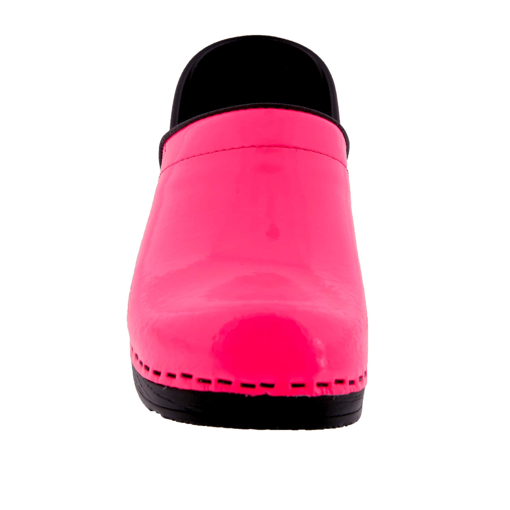 BJORK Swedish Comfort Women's Professional Leather Clogs - Slip-Resistant Work Shoes for Nurses, Chefs & Healthcare Professionals