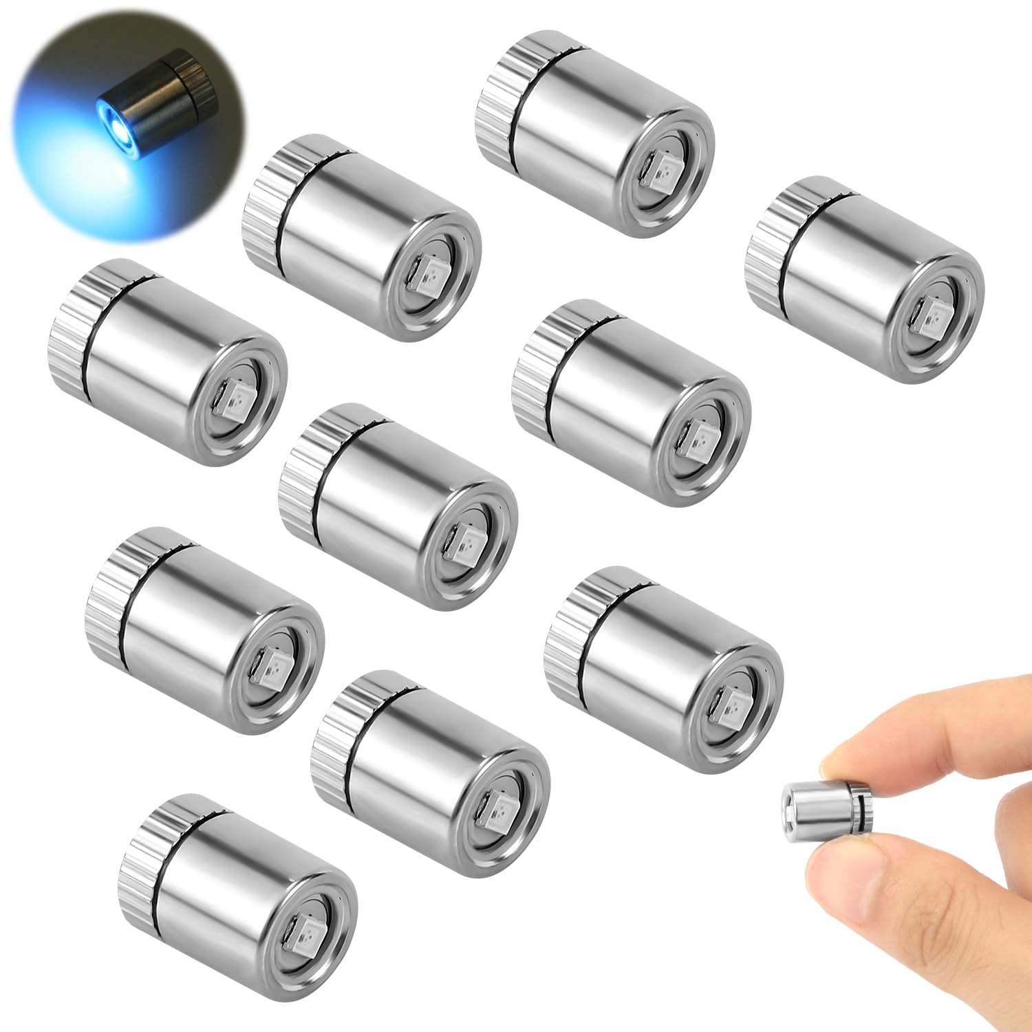 Mini LED Lights for Dollhouse - 10pcs Tiny Battery Lights for DIY Crafts & Miniatures - Home Decor