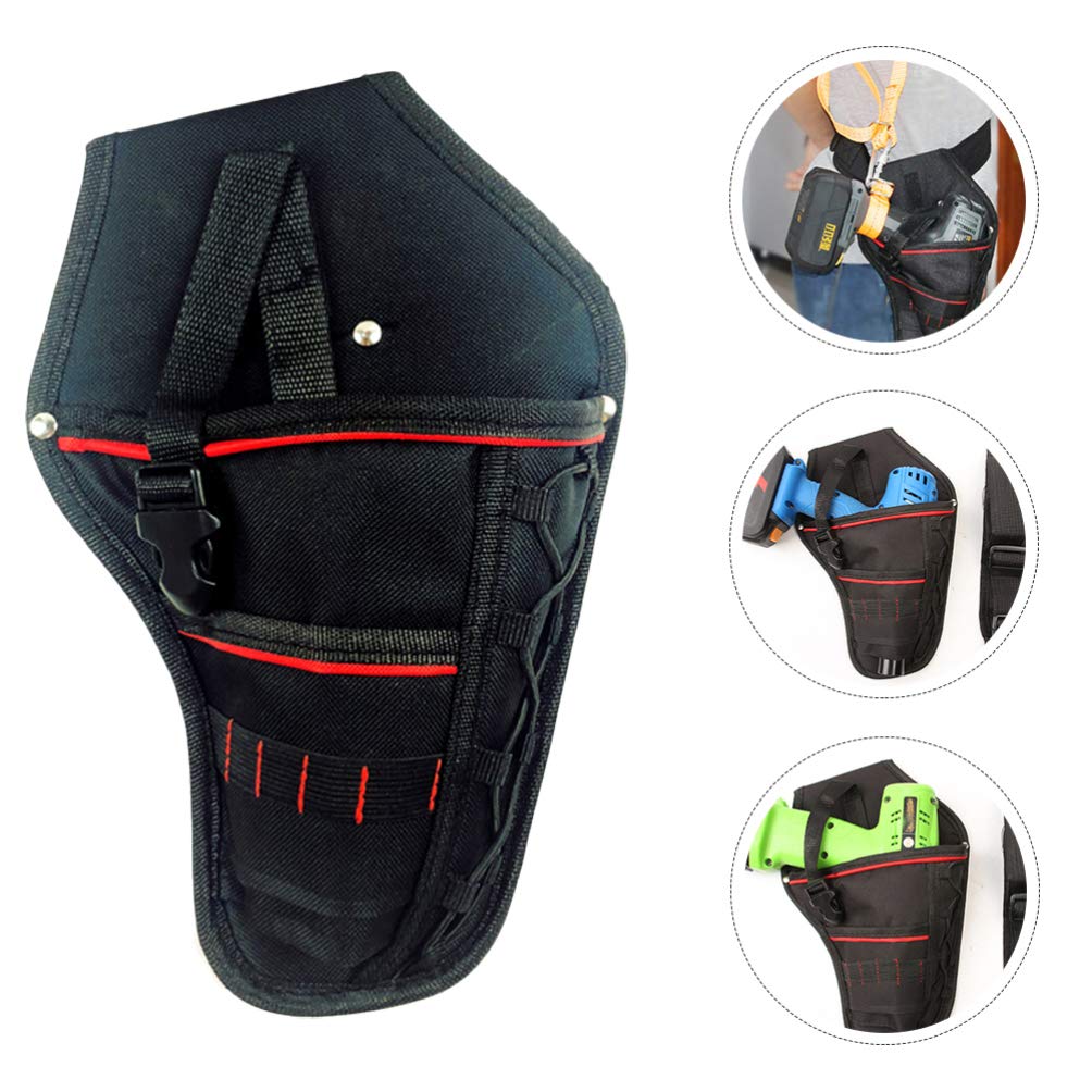 Electric Drill Belt Bag - Portable Tool Pouch for Electric Wrench & DIY Tools - Waist-Mounted Storage for Electricians, Handymen & Construction Workers - Perfect for Job Sites, Home Repairs & Outdoor Projects