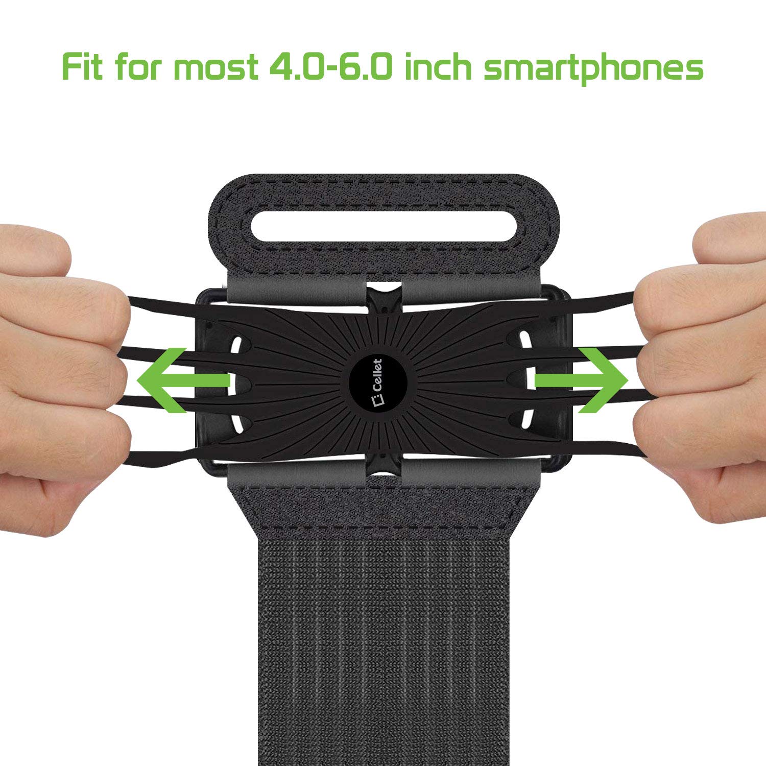 Universal Adjustable Sports Armband for iPhone, Samsung Galaxy & Google Pixel - Running, Jogging & Workout Phone Holder - Perfect for Gym, Hiking & Outdoor Activities