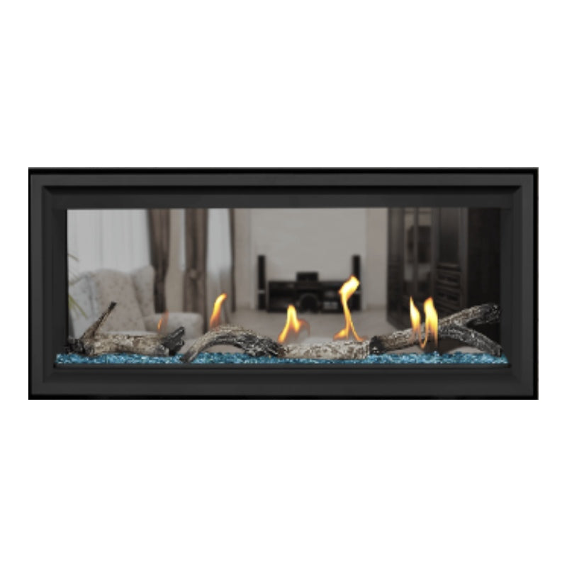 Napoleon Vector 38 See-Through Linear Direct Vent Gas Fireplace - LV38N2 1 | Modern Home Heating Solution for Living Rooms & Patios
