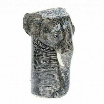 Elephant Flower Vase - Handmade Ceramic Home Decor for Living Room, Bedroom & Office - Perfect for Fresh Flowers, Centerpieces & Gift Giving