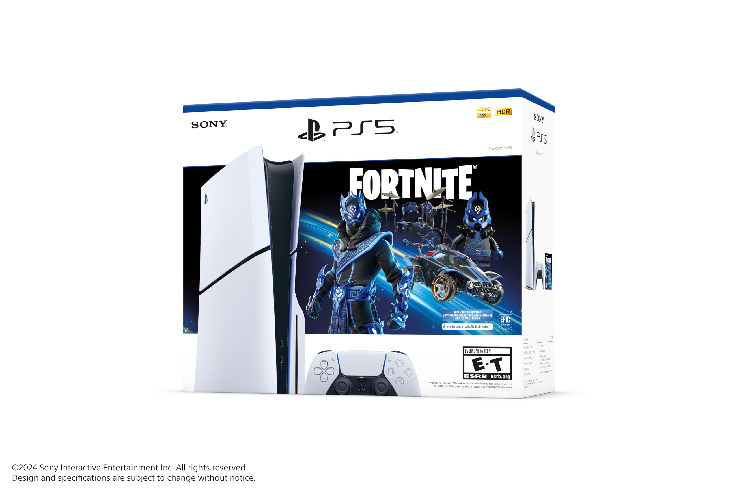 PS5 Console - Fortnite Cobalt Star Disc Edition | Limited Edition Gaming Bundle with Exclusive Skins | Perfect for Next-Gen Gaming & Online Multiplayer Battles