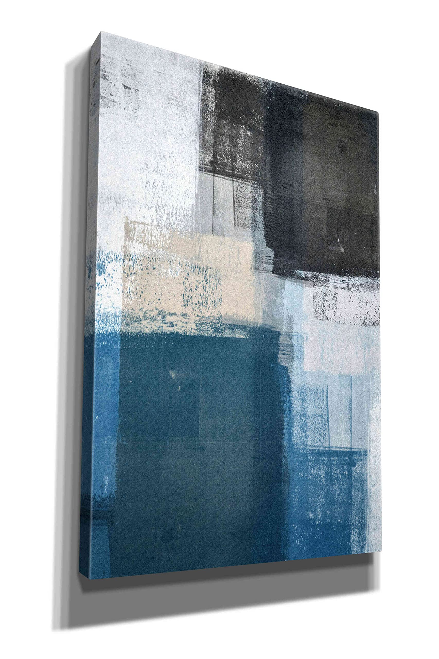 Abstract Blue II Graffiti Art Print by Incado - 40x60 Inch Giclee Canvas Wall Decor for Living Room, Bedroom & Office | Modern Urban Artwork