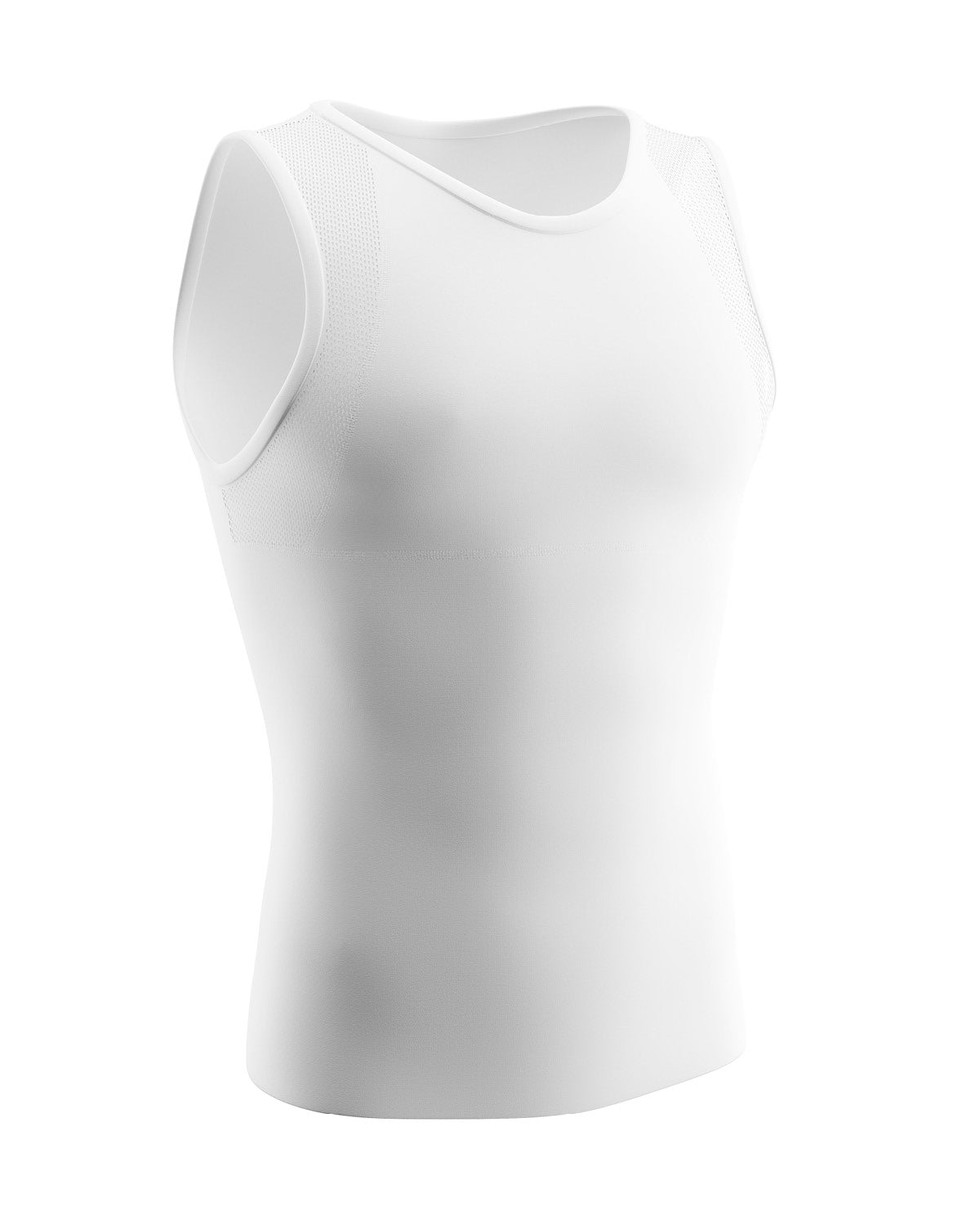 3 Pack Stretch Cotton Moderate Compression Shaper Tank with Mesh Cutouts - Slimming Shapewear for Women, Breathable Workout Tops for Yoga, Gym & Everyday Wear