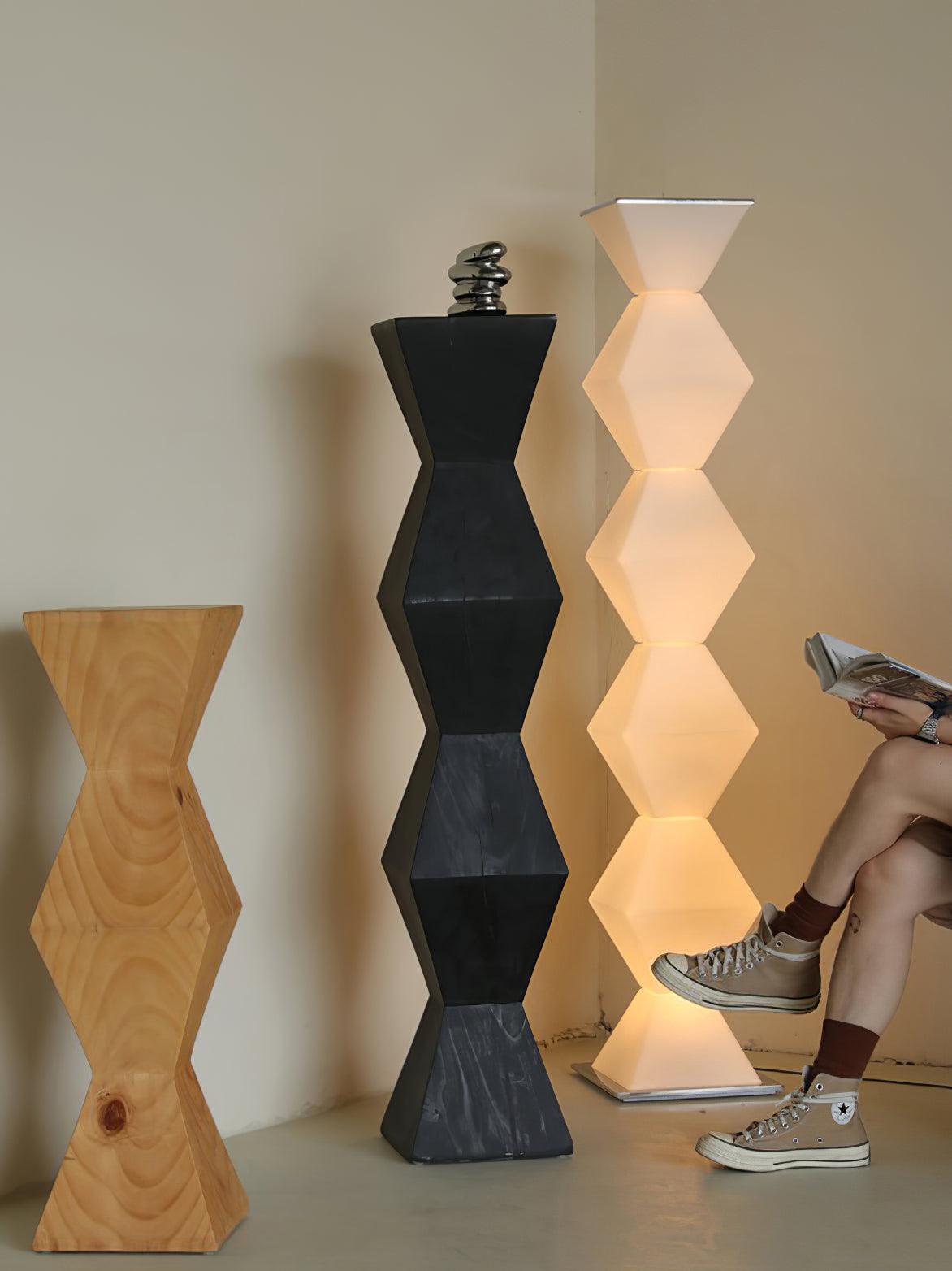 Modern Dickson Floor Lamp for Living Room - Adjustable Brightness LED Standing Light with Remote Control, Perfect for Reading, Relaxing & Home Decor
