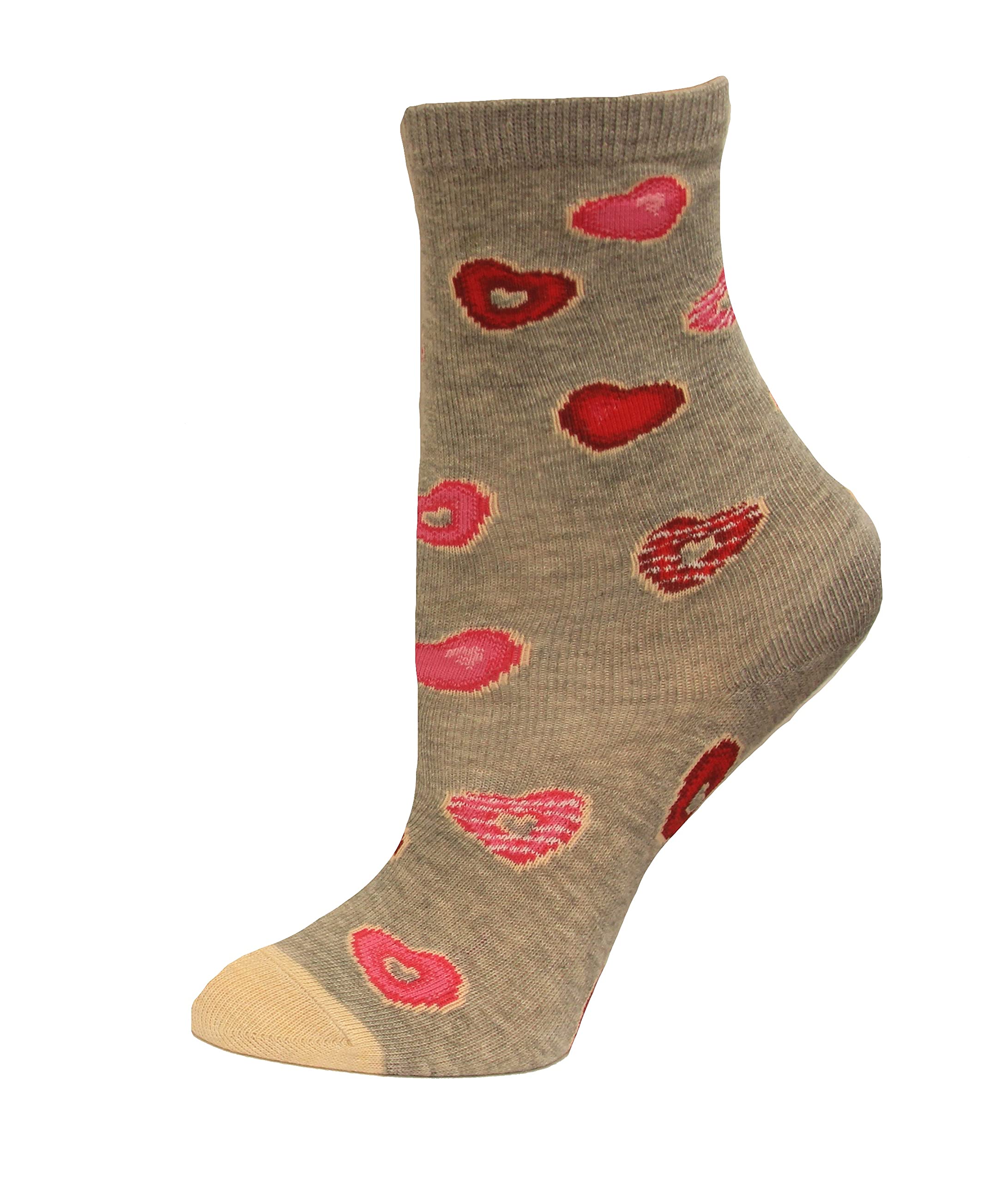 Hot Sox Unisex Do-Nuts About You Crew Socks 1 Pair - Fun Novelty Socks for Men & Women - Perfect Gift for Donut Lovers, Office Wear & Casual Outfits