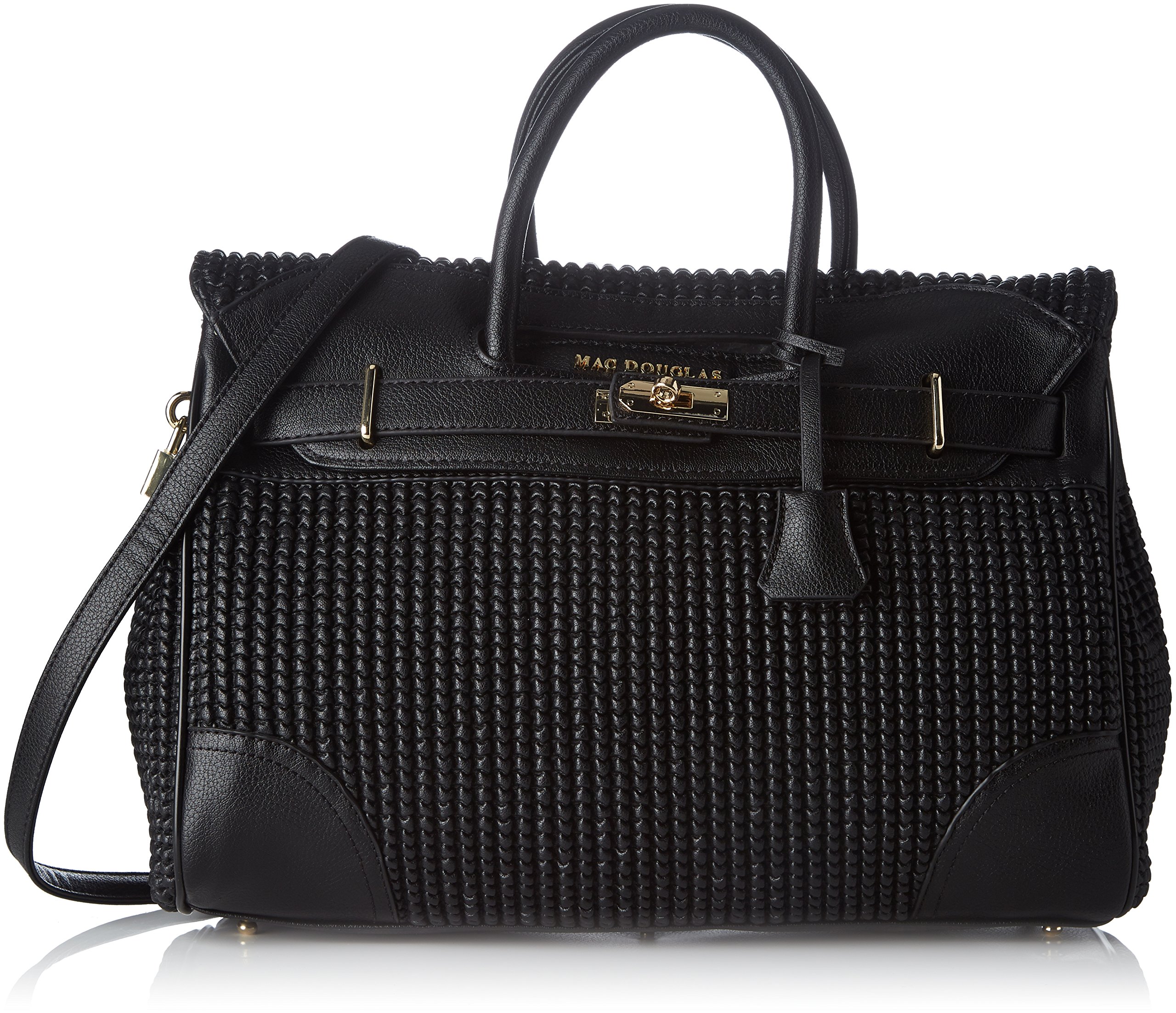 Mac Douglas Women's Pyla Bryan S Top-Handle Leather Handbag - Stylish Shoulder Bag for Work, Travel & Everyday Use