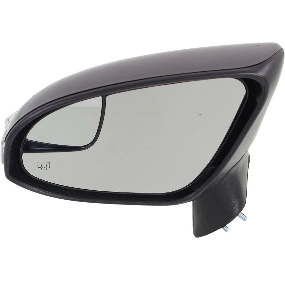 Left Hand Side Heated Mirror Replacement for Toyota Venza - Driver Side LH Power Heated Glass - Perfect for Winter Driving & Defrosting