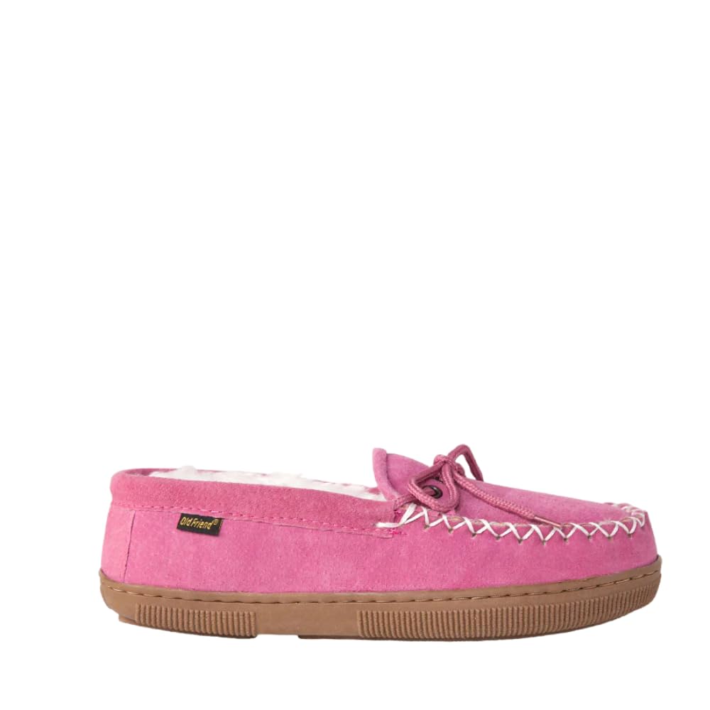 Old Friend Kids' Loafer Moccasin Shoes - Soft Leather Slip-On for Boys & Girls - Perfect for School, Play & Special Occasions