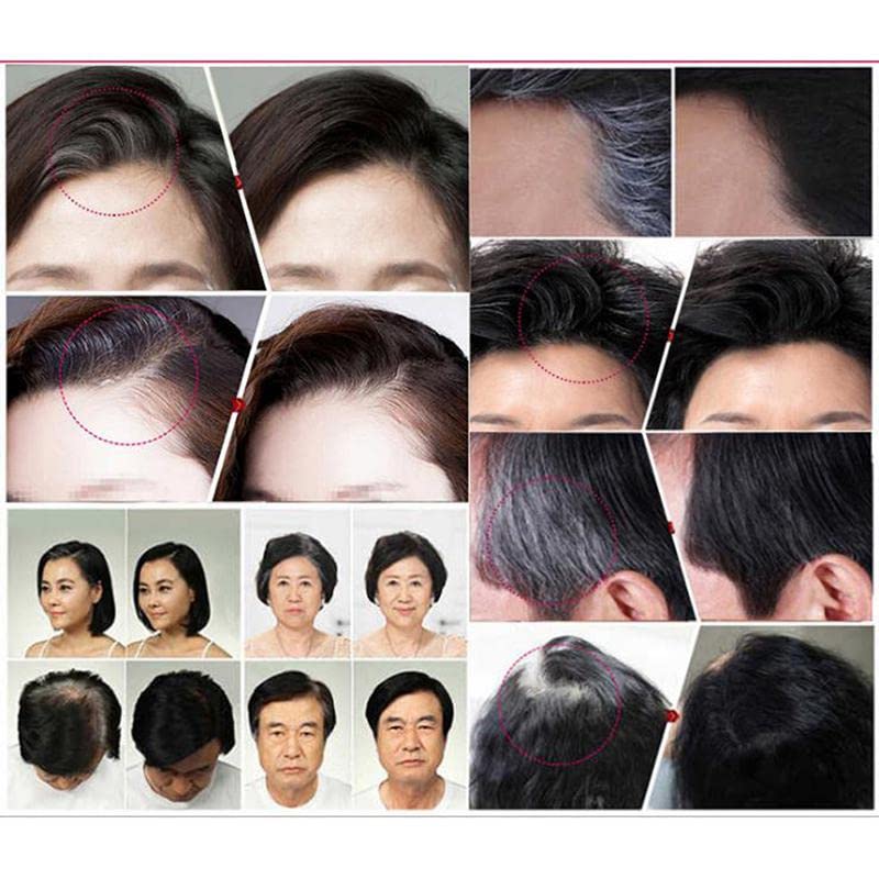 Hair Root Touch-Up Stick - Quick Cover for Thinning Hair & Hair Loss, Temporary Hair Dye Concealer Pen (Black) | Perfect for Daily Use, Travel & On-The-Go Hair Coverage