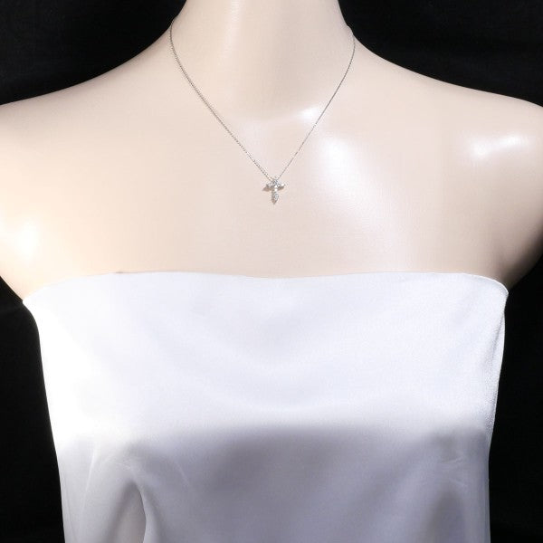 18K White Gold Diamond Necklace 0.3 Carat - Elegant Pendant Jewelry for Women, Perfect Gift for Anniversary, Wedding & Special Occasions