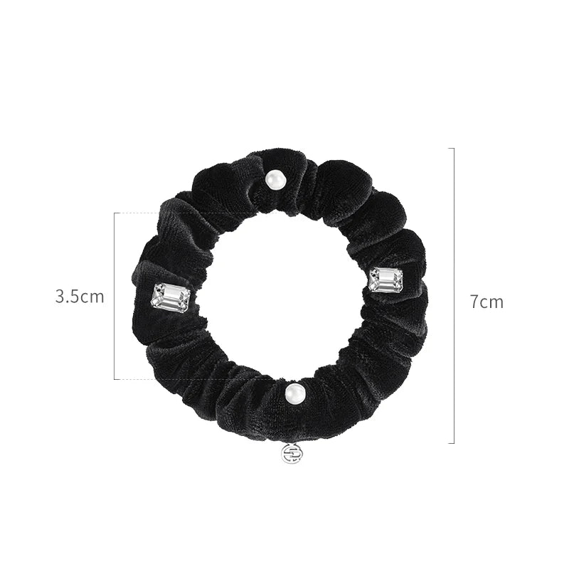 Jacinda Hair Scrunchies - Soft Elastic Hair Ties for Women & Girls - Perfect for Ponytails, Buns & Everyday Styling - Great for Work, School, Gym & Casual Wear