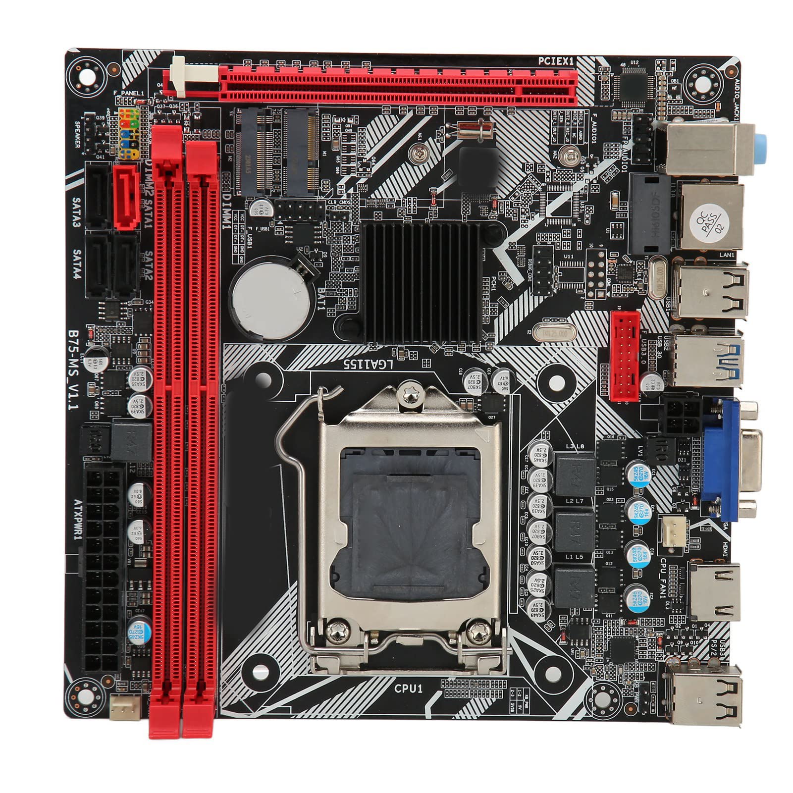 High-Speed Gaming Motherboard with PCIE 16X, WiFi, M.2 NVMe, USB 3.0 & SATA 3.0 - 6x USB 2.0, 4x USB 3.0, HDMI - Perfect for PC Gaming, Streaming & Content Creation