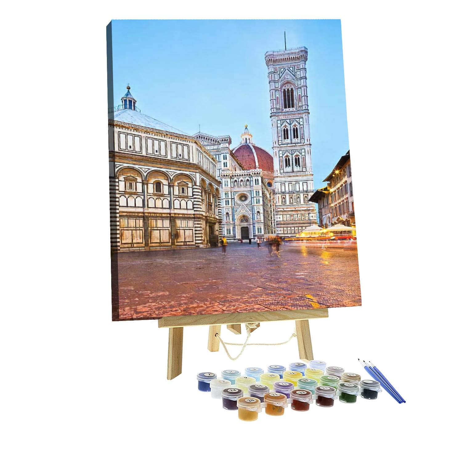 Florence Italy DIY Paint by Numbers Kit for Adults & Kids - 16