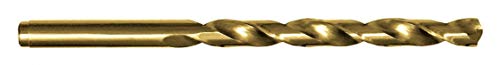 Cle-Line C23419 - 10 Pack #15 Size Jobber Drill Bits - High Speed Steel Straight Shank Drill Bits for Metal, Wood, and Plastic - Perfect for DIY, Construction, and Industrial Use