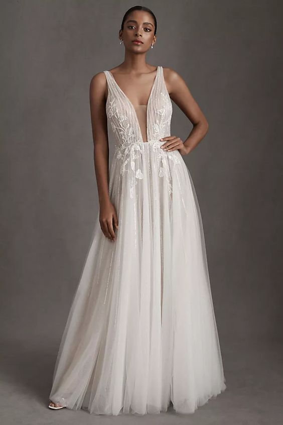 Willowby January 59607 Elegant Wedding Gown - Perfect for Bridal Ceremony, Formal Events & Special Occasions