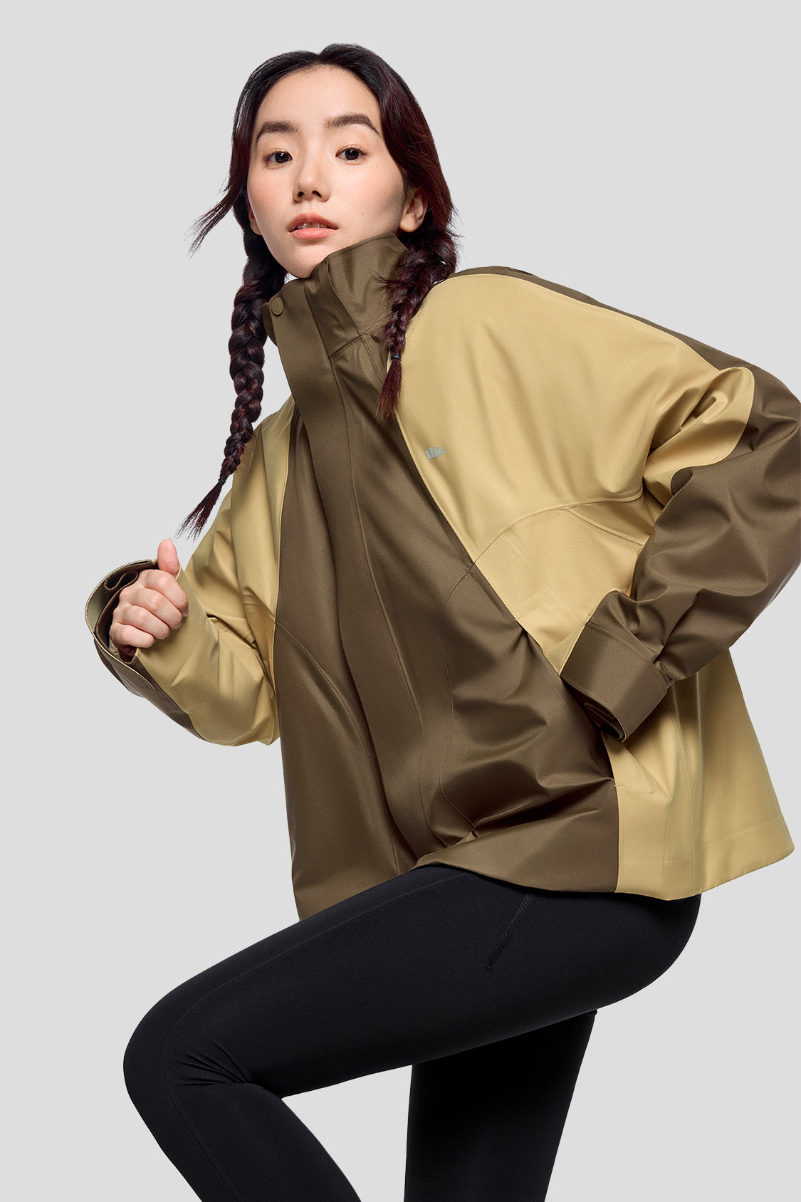 ModuWarm Women's Detachable Hood Jacket - Lightweight Waterproof Windbreaker for Outdoor Hiking, Camping & Travel