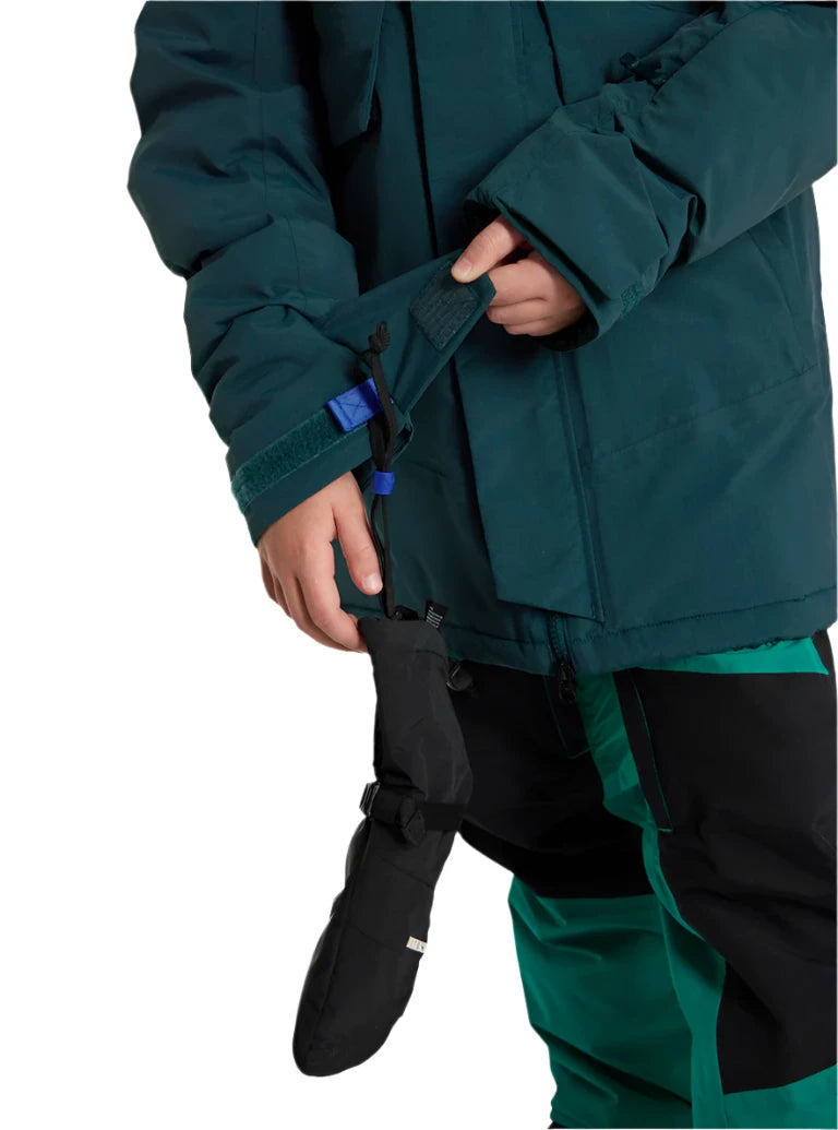 Burton Junior's Ascutney 2L Insulated Jacket 2025 - Waterproof Snow Jacket for Kids & Teens - Warm Winter Coat for Skiing, Snowboarding & Outdoor Activities
