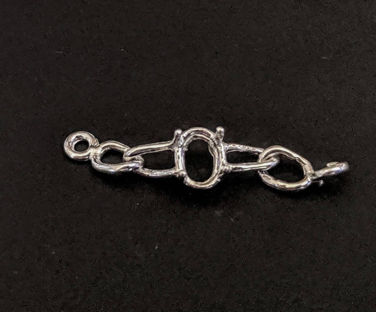 Sterling Silver or 14K Gold Chain Bracelet Link for 7x5mm & 10x8mm Oval Gemstones - DIY Jewelry Making, Custom Handmade Beaded Bracelet - Perfect for Gift Giving, Wedding Accessories & Boho Fashion