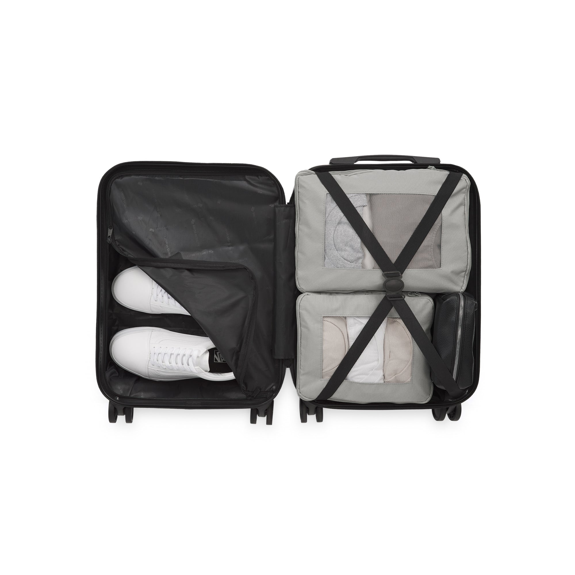 Swiss Mobility SEA Carry-On Luggage - Lightweight & Durable Travel Suitcase for Airplane - Perfect for Business Trips & Weekend Getaways