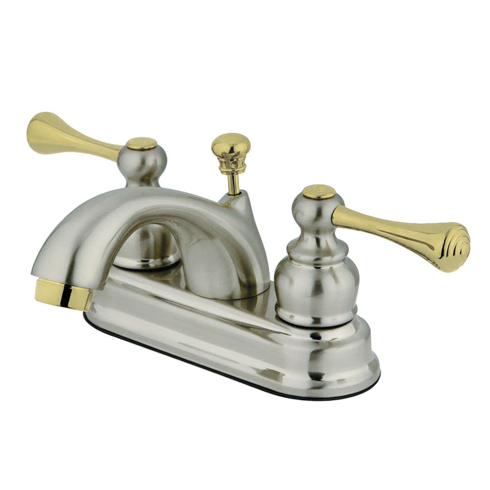 Kingston Brass KB3607BL 4-Inch Centerset Bathroom Faucet - Modern Water-Saving Design for Vanity Sinks, Perfect for Home & Hotel Bathroom Renovations