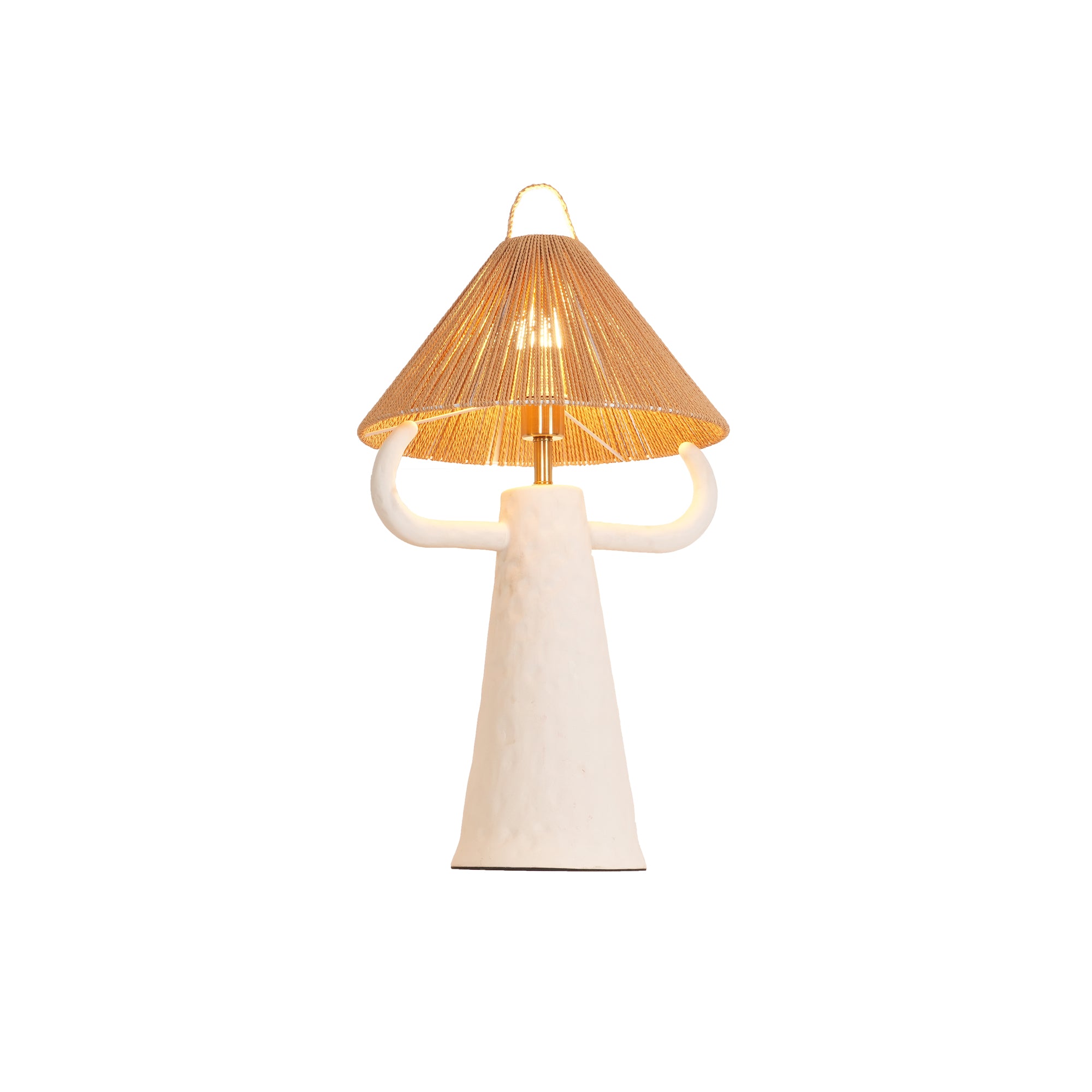 Dona Ceramic Table Lamp - Elegant Handcrafted Night Light for Bedroom, Living Room, and Office Decor - Perfect for Cozy Ambiance and Relaxation