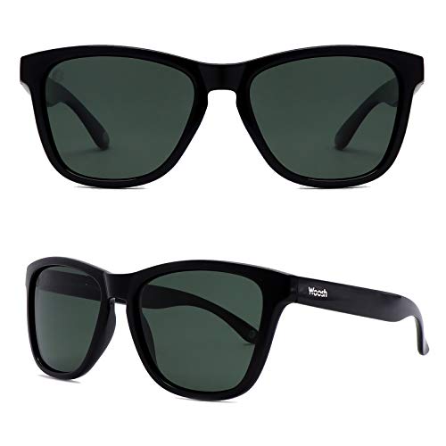 Green Lens - Shiny Black Frame (Bocas Boardwalker)