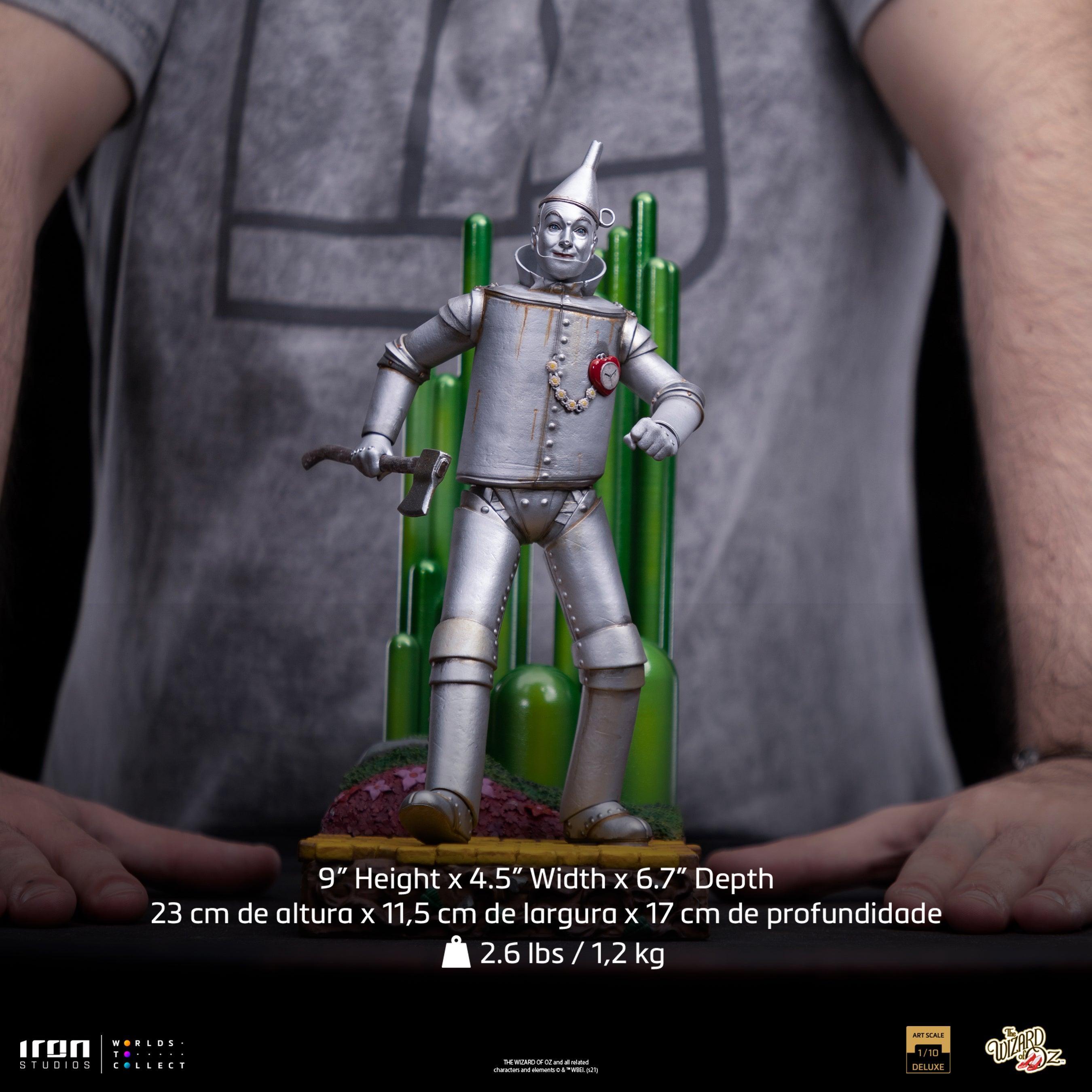 Iron Studios Wizard of Oz Tin Man Deluxe BDS Art Scale 1/10 Statue - Collectible Figurine for Movie Fans & Home Decor Display