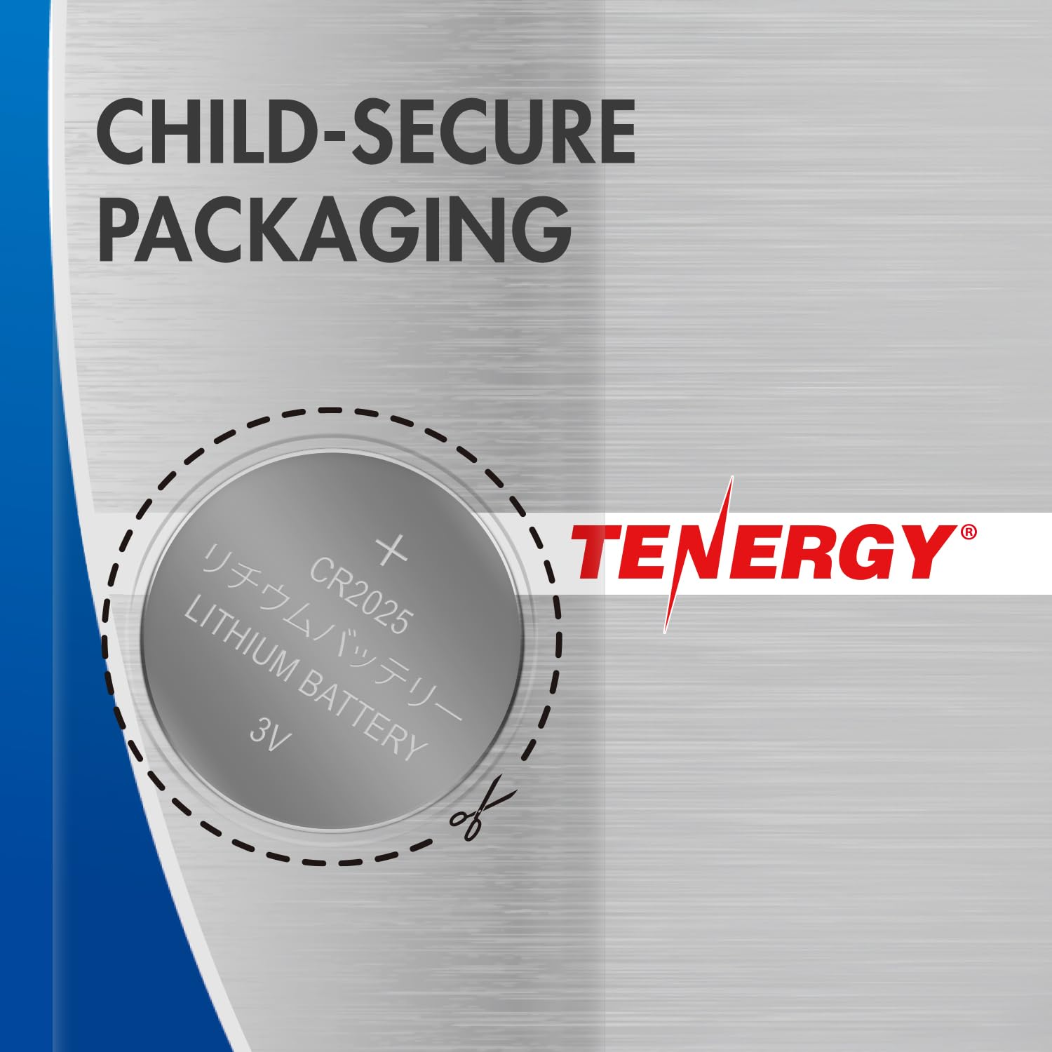 Tenergy 3V CR2025 Lithium Button Coin Cell Batteries - 5 Pack for Key Fobs, Calculators, Watches, Heart Rate Monitors & Medical Devices | Long-Lasting Power for Home, Office & Healthcare Use
