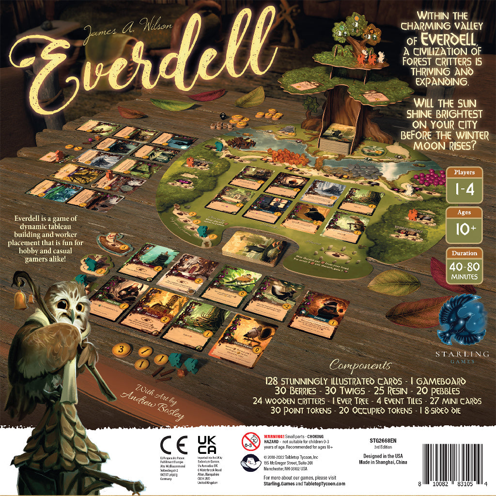 Everdell 3rd Edition Board Game - Award-Winning Strategy Game for Adults & Families | Perfect for Game Nights, Parties & Family Gatherings
