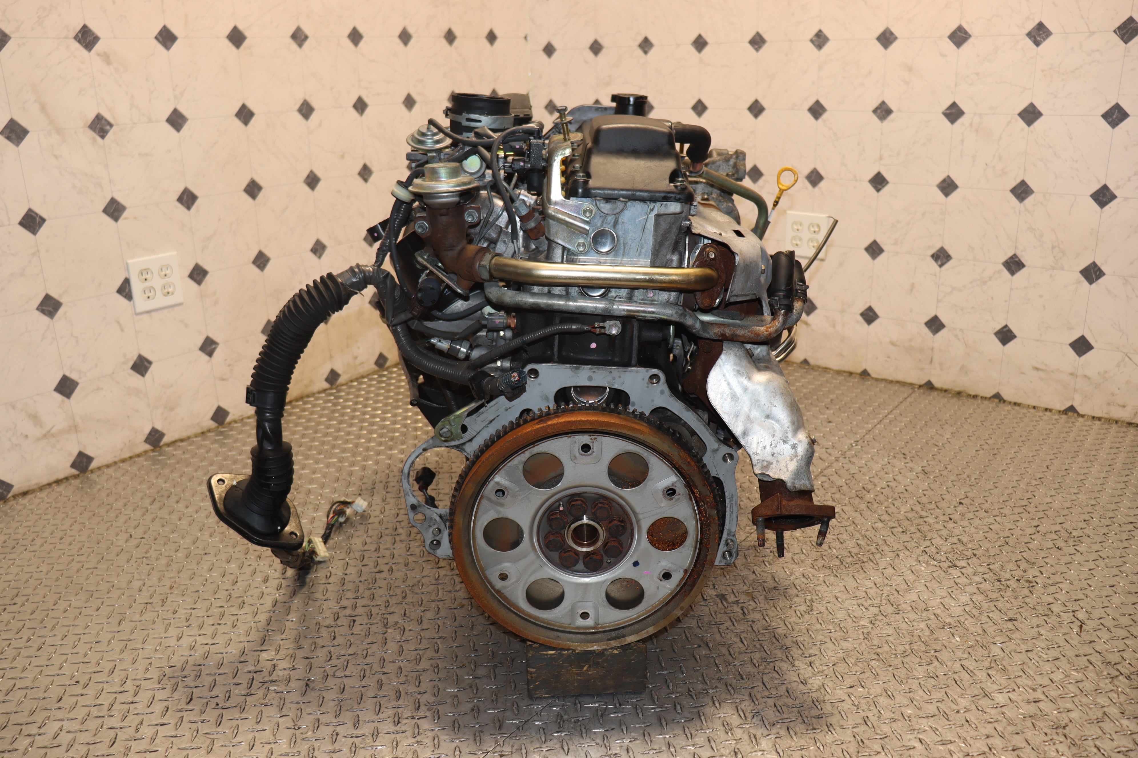 JDM 1KZ-TE 3.0L Turbo Diesel Engine for 96-02 Toyota 4Runner Hilux Surf - Replacement Motor for Off-Road & Performance Upgrades