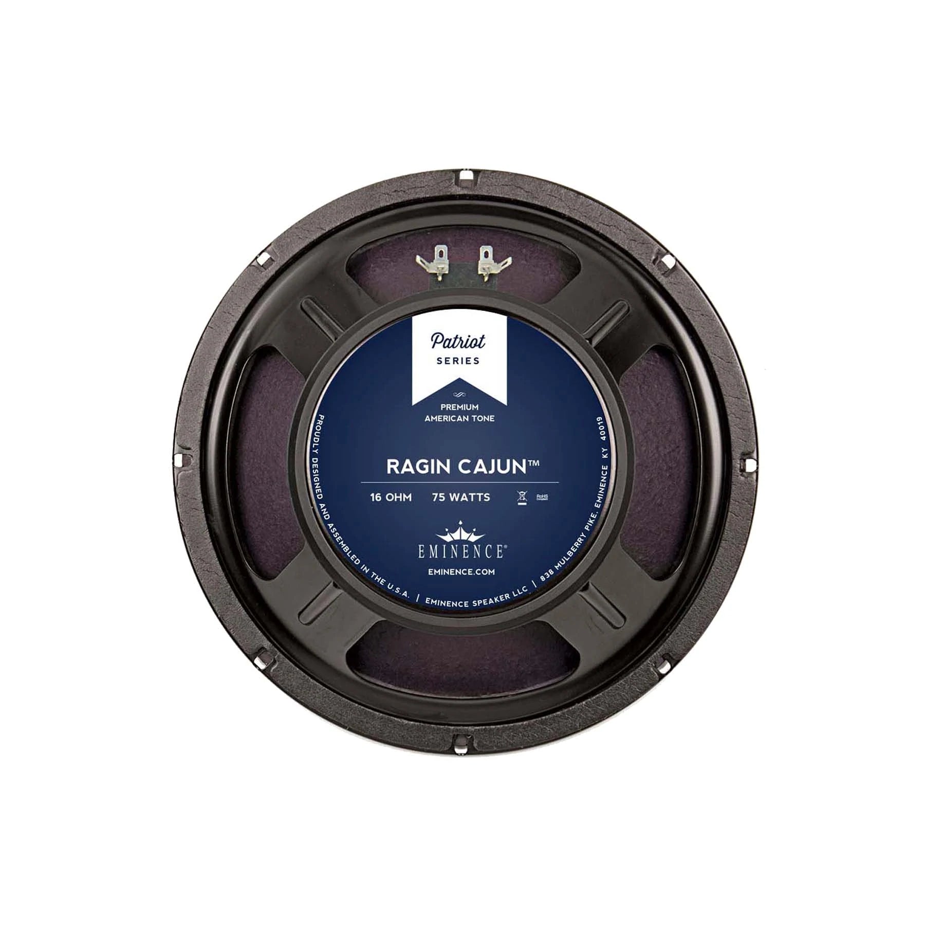 Eminence Ragin Cajun 16 Ohm 75W Guitar Speaker for American Tone - Perfect for Blues, Rock & Vintage Amp Upgrades