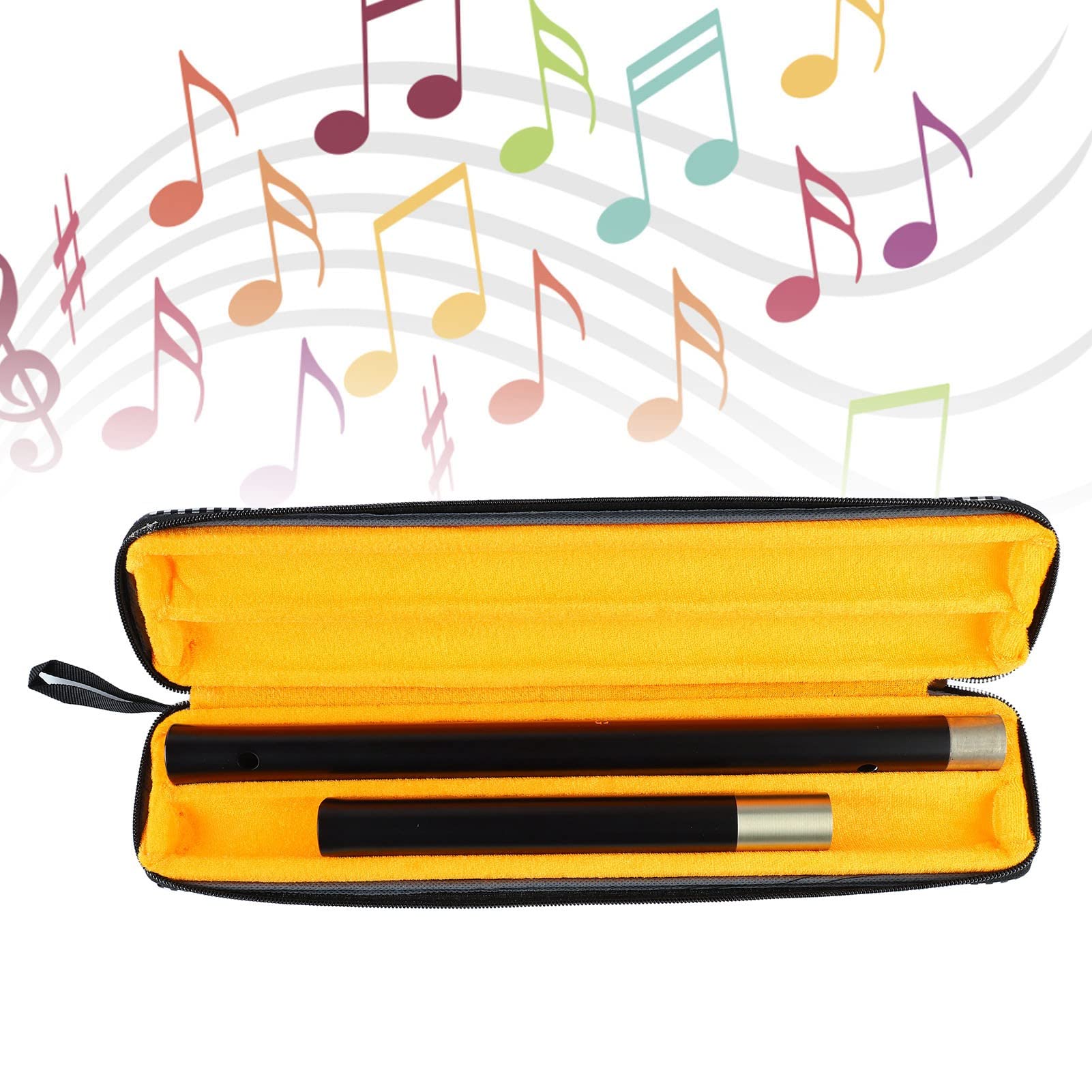 Professional 8-Hole G Key Vertical Bamboo Flute - Traditional Woodwind Instrument for Beginners with Fabric Case - Perfect for Meditation, Yoga & Music Practice