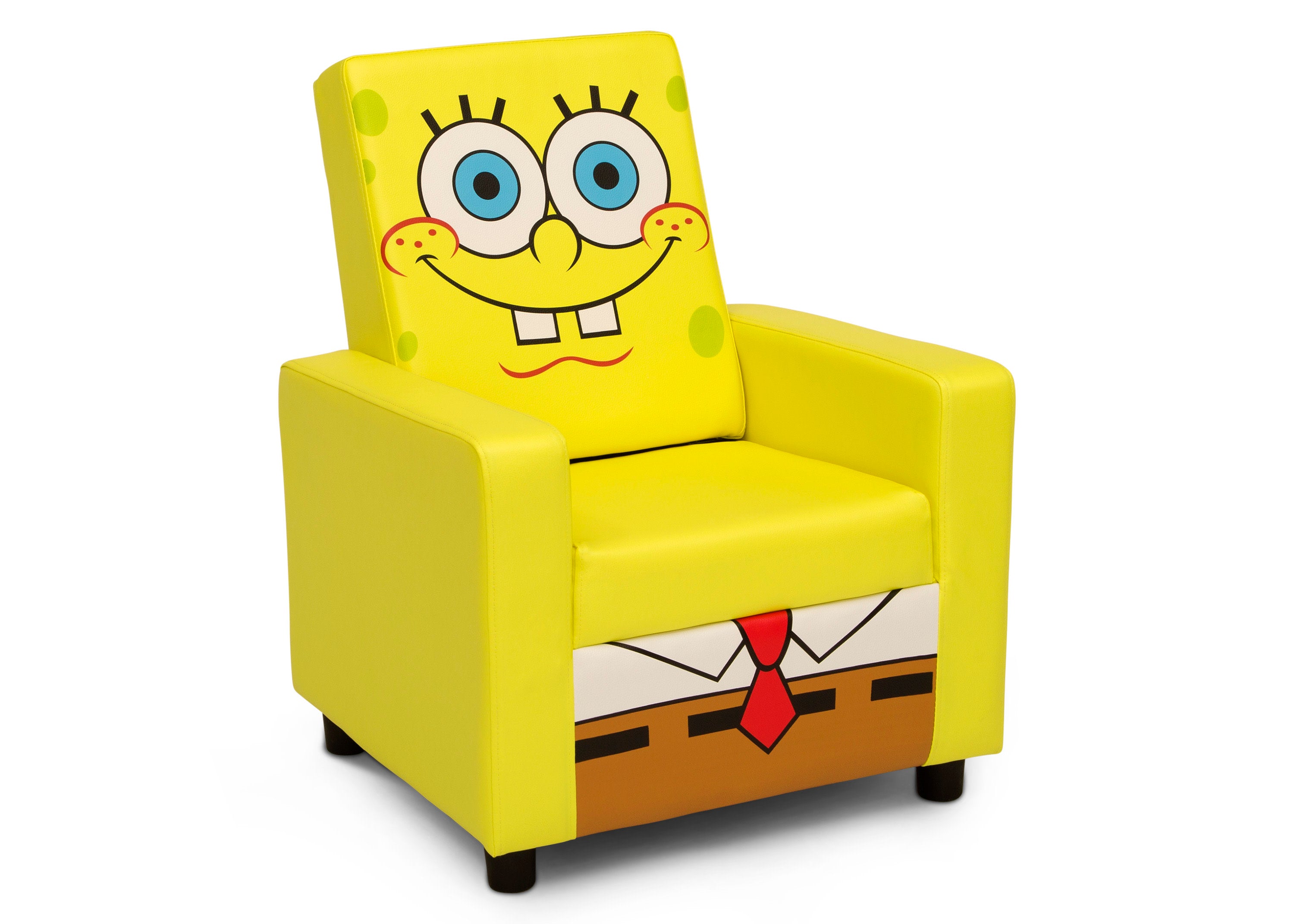 SpongeBob SquarePants Kids Gaming Chair - High Back Ergonomic Upholstered Desk Chair for Boys & Girls - Perfect for Bedroom, Study Room & Game Room