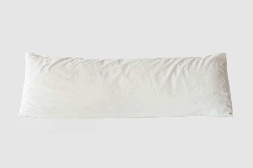 Holy Lamb Organics Body Pillow with Removable Cover - Ultra Soft Support for Side Sleepers, Pregnancy & Neck Pain Relief - Perfect for Bed, Couch & Travel Use