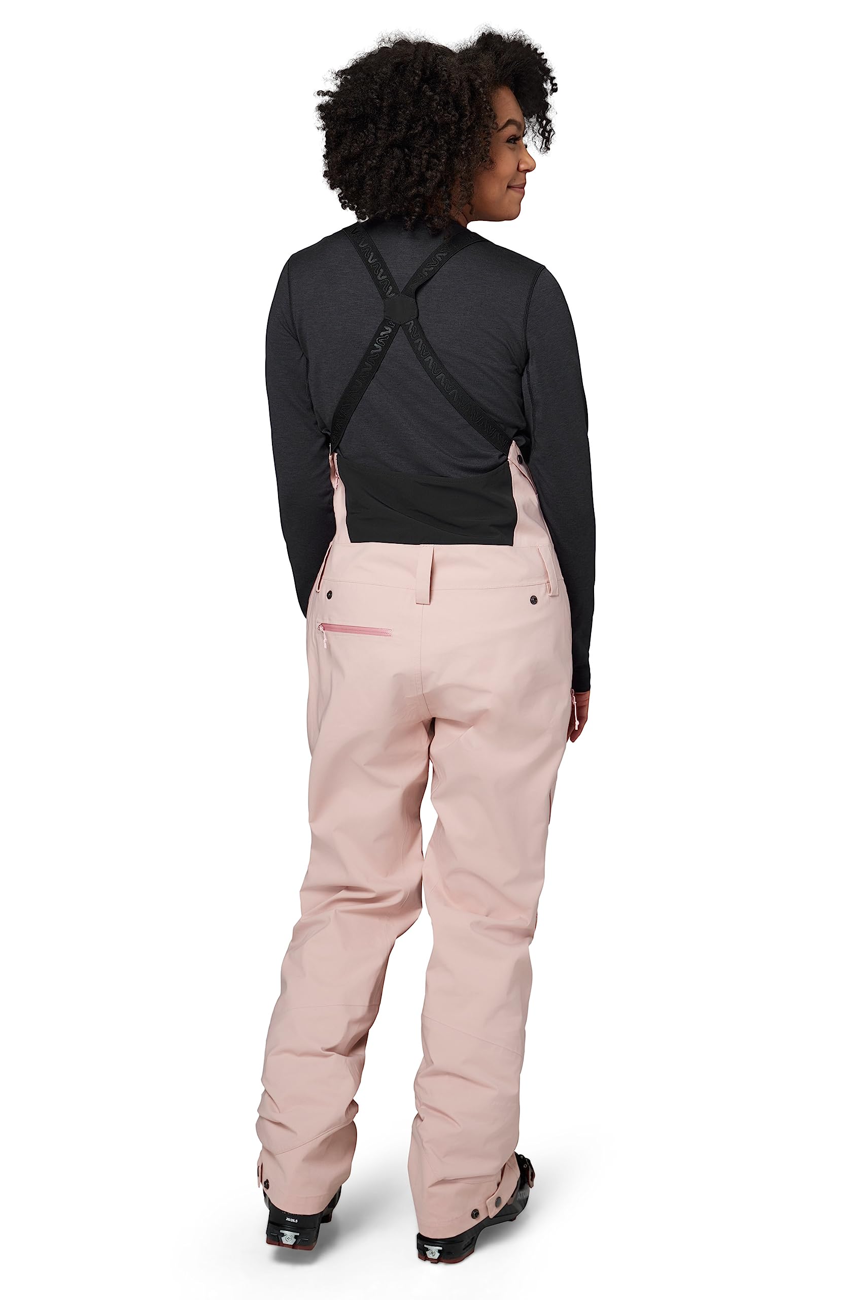 Flylow Women's Foxy Bib Waterproof Breathable Softshell Ski Pants - Winter Snowboarding & Outdoor Activities Gear for Cold Weather Adventures