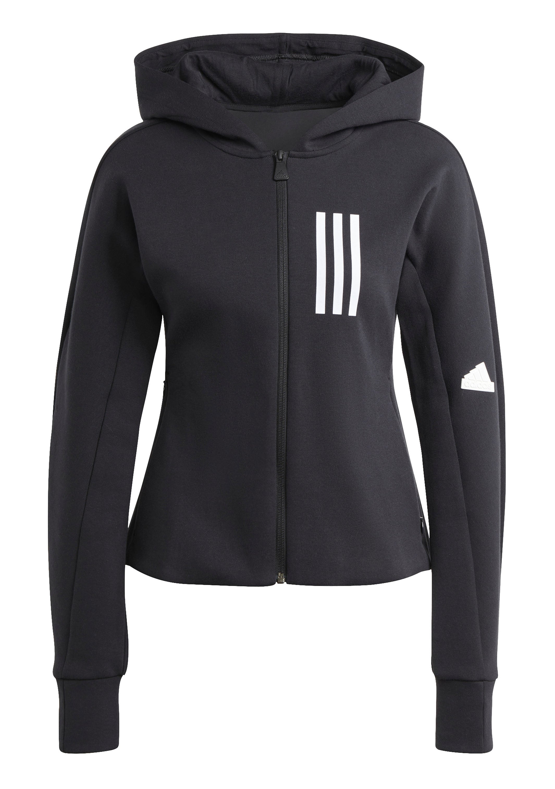 Adidas Women's Mission Victory Slim Fit Full Zip Hoodie - Lightweight Athletic Jacket for Running, Gym & Casual Wear