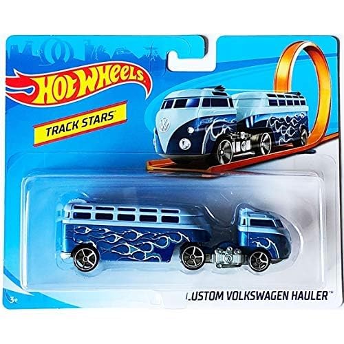 Hot Wheels Track Stars Custom Volkswagen Hauler Die-Cast Car Toy - 1:64 Scale Collectible for Kids & Adults - Perfect for Playtime, Display & Racing Scenes