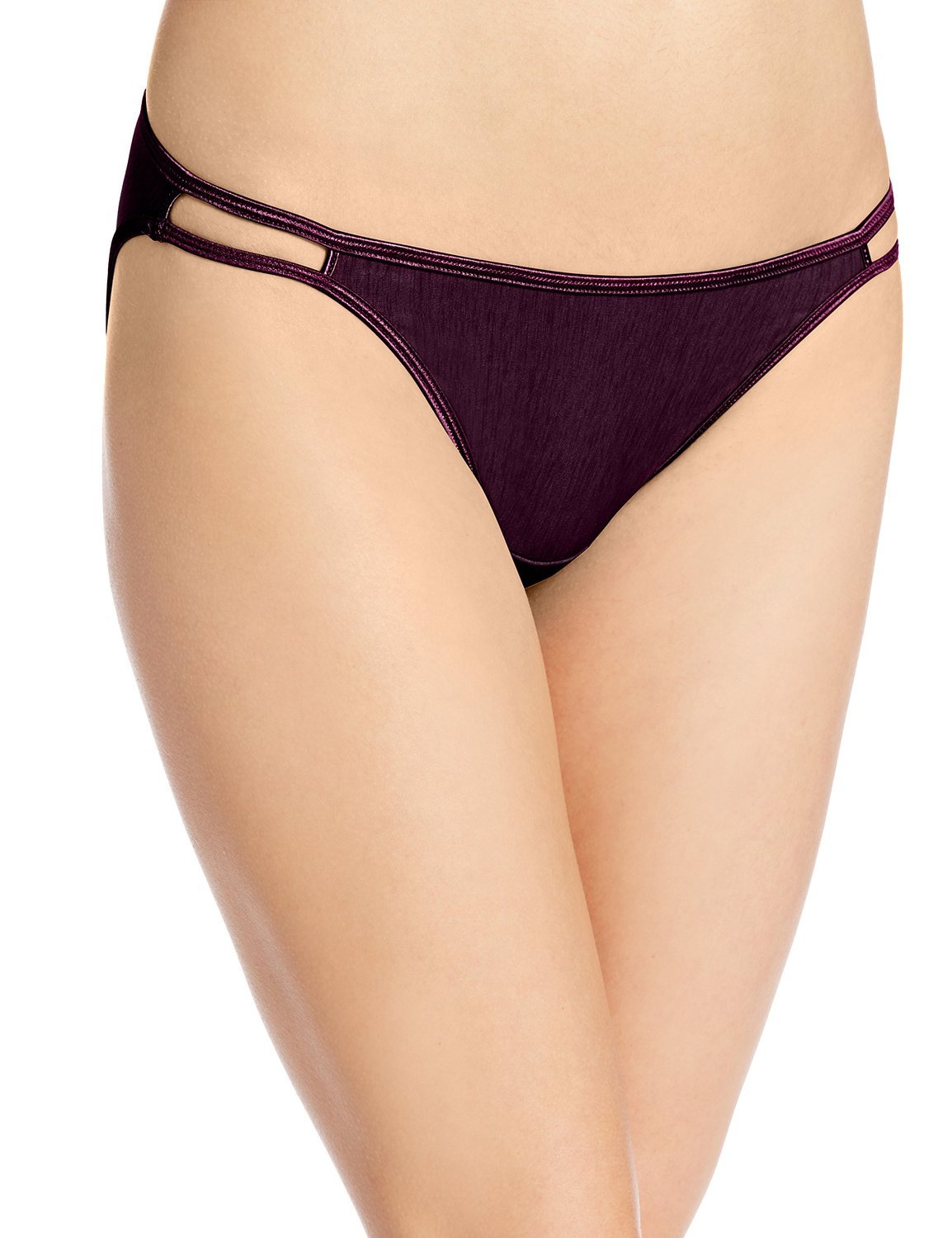 Vanity Fair Women's Body Shine Illumination String Bikini - Sexy High Cut Swimwear for Beach & Pool Parties, Summer Vacations