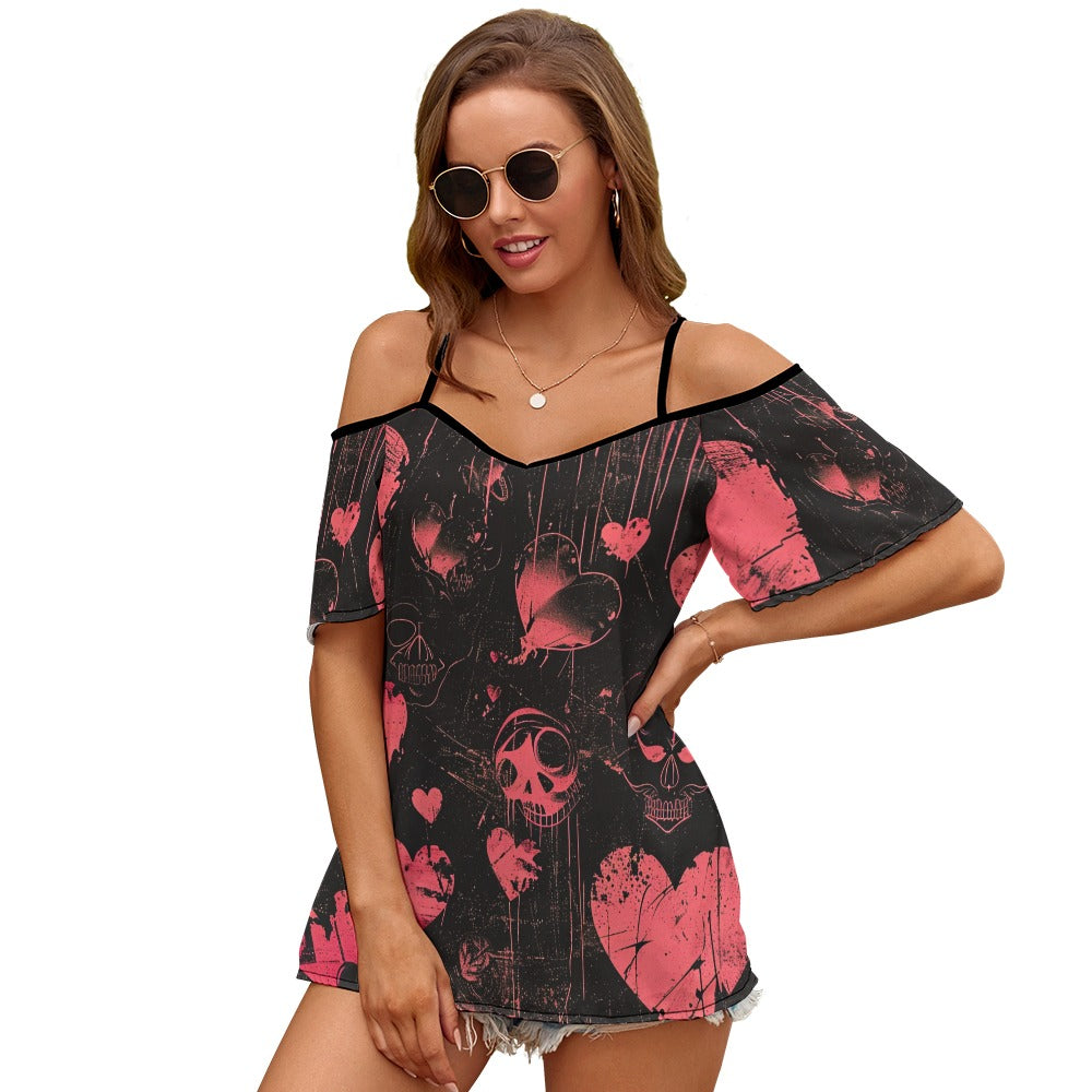 Stylish Faded Pink Off Shoulder Sleeveless Top for Women - Perfect for Summer Outfits, Beach Vacations & Casual Dates