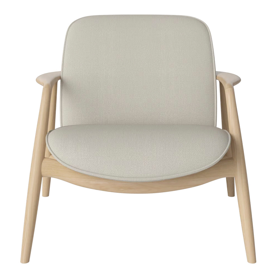Bowie Lounge Chair - Modern Accent Chair for Living Room, Bedroom & Office - Comfortable Mid-Century Style Reading Chair with Sturdy Wooden Legs