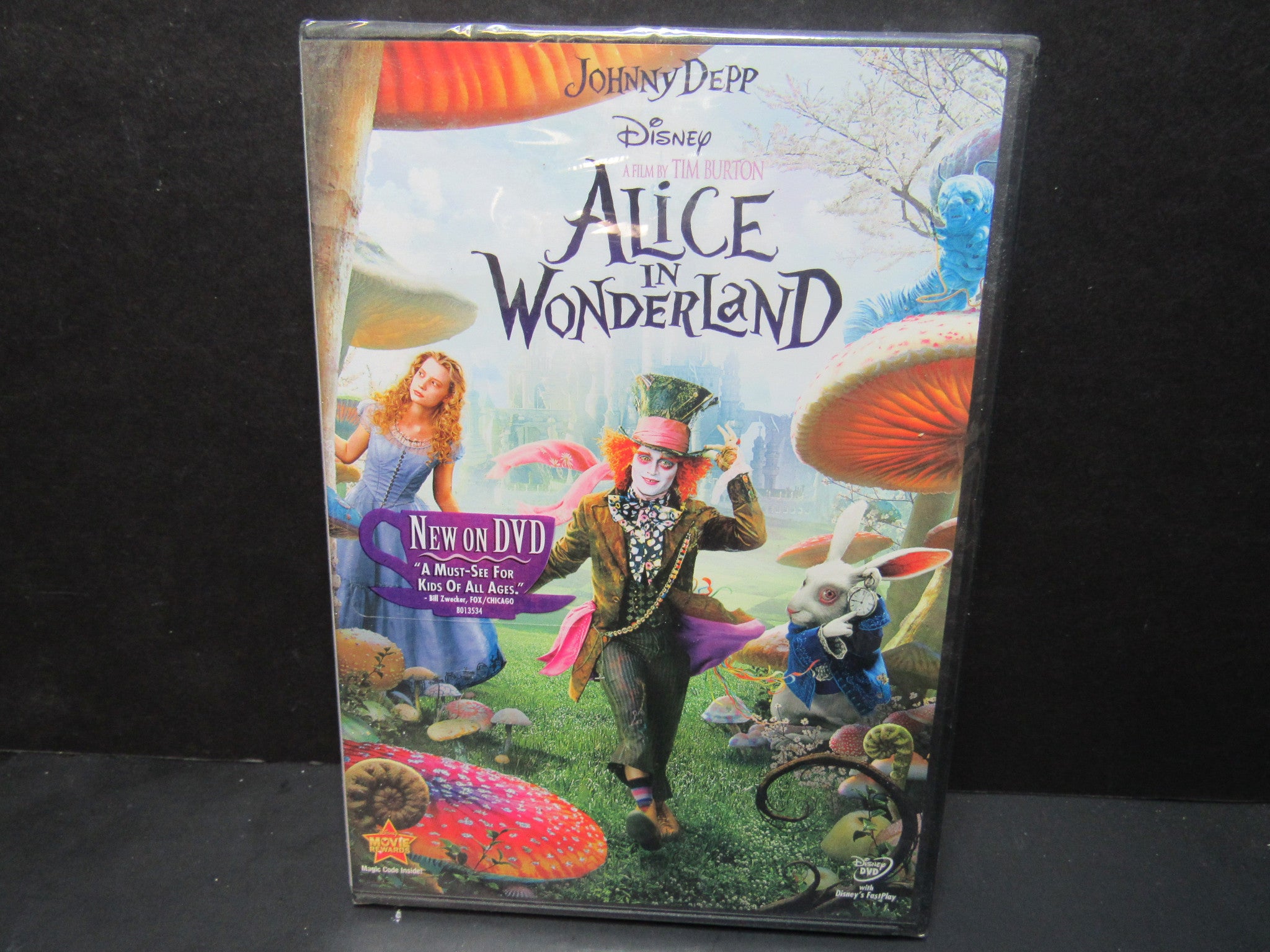 Alice in Wonderland (2010) DVD - Widescreen Edition | Family Fantasy Movie for Kids & Adults | Perfect for Movie Nights & Disney Collections