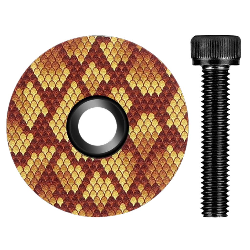 Premium Aluminum Alloy Bike Stem Cap - Durable Headset Top Cover with Screws for MTB, Road Bikes | Perfect for Cycling Maintenance & Bike Upgrades