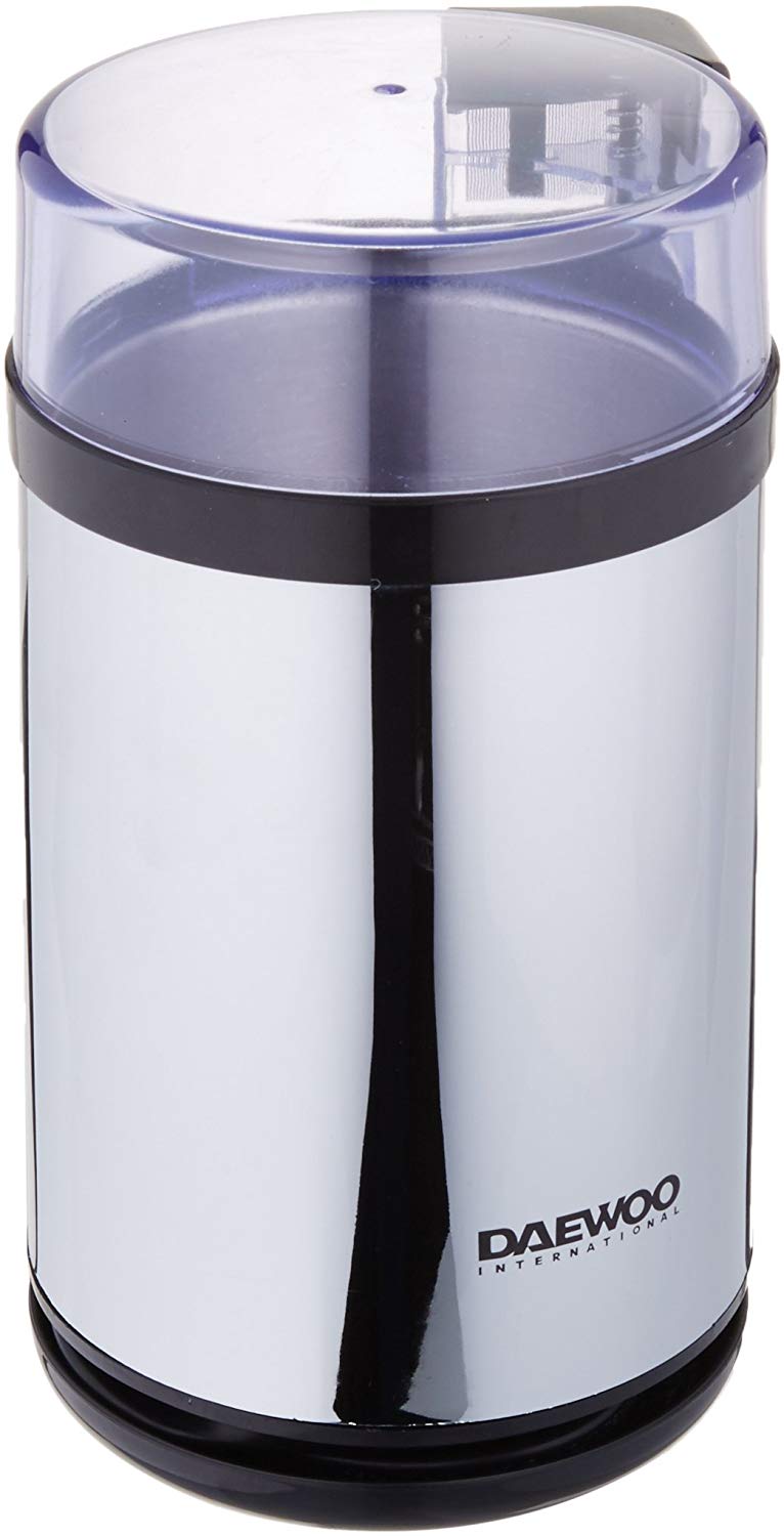 Daewoo DI 9365 180W Electric Coffee Grinder with 85g Capacity - 220-240V for Espresso, French Press & Drip Coffee - Compact & Powerful for Home & Office Use