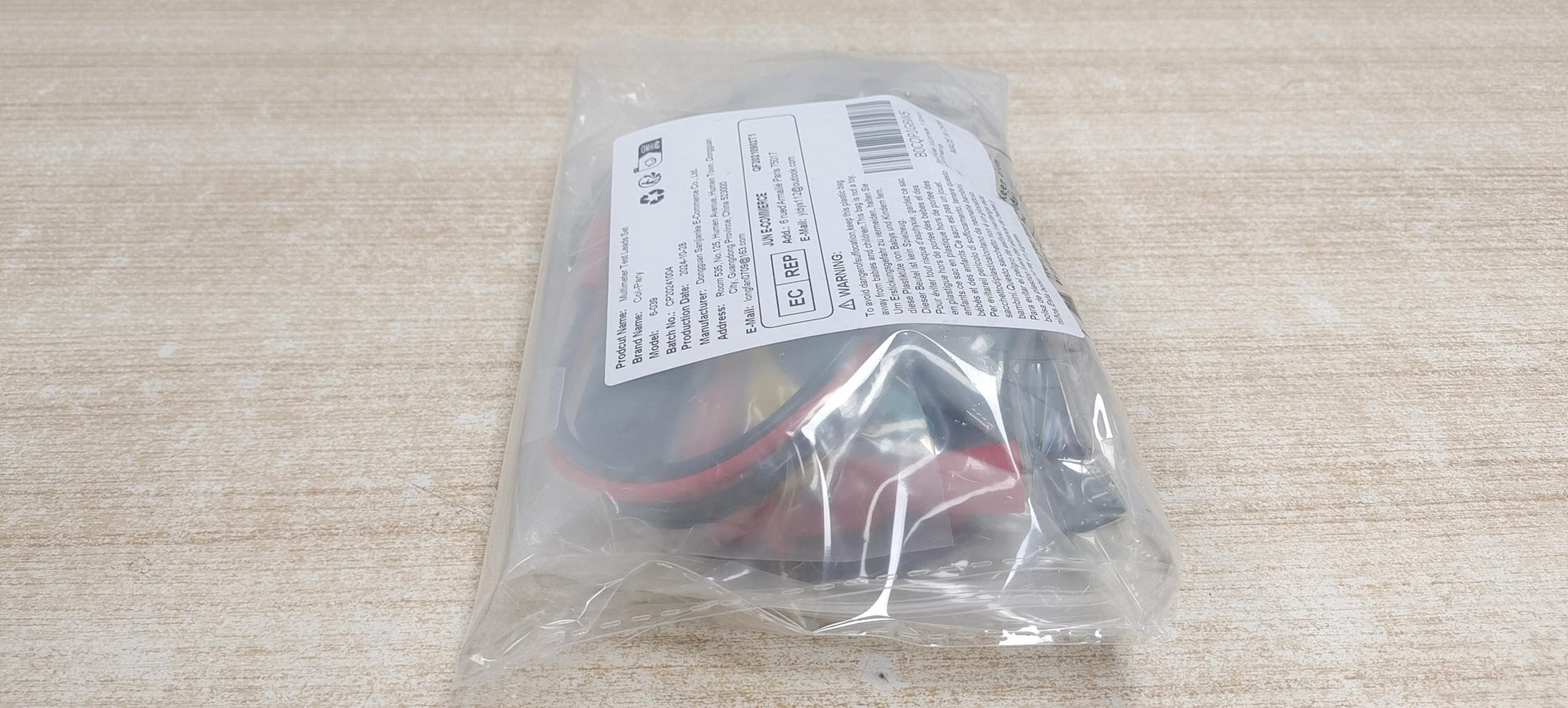 Professional Multimeter Test Leads Set with Alligator Clips - for Electric Circuits & DIY Experiments