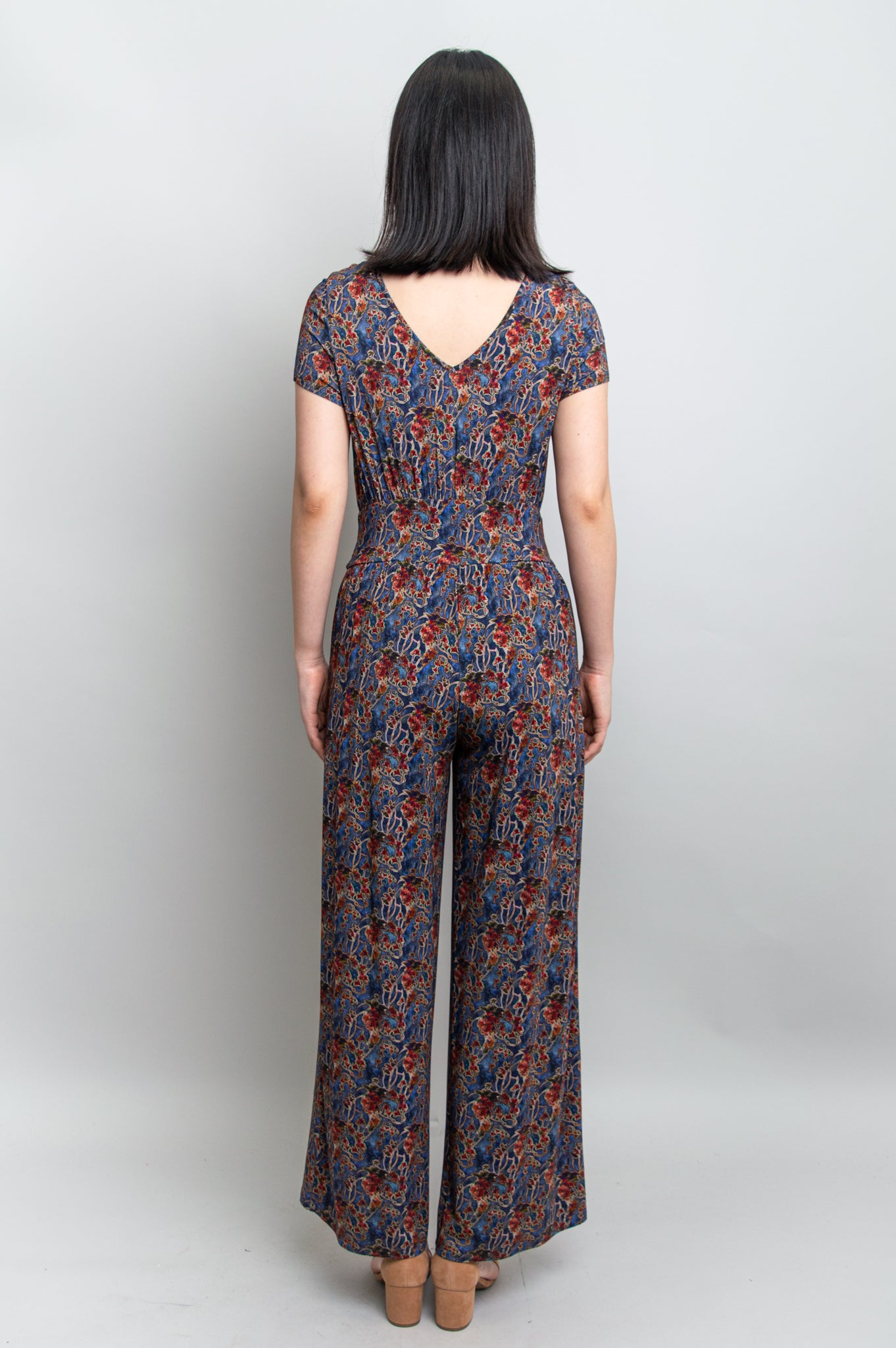 Jolin Jumpsuit - Shadow Dance Bamboo Fabric Women's Romper | Perfect for Summer Outfits, Beach Vacations & Casual Wear